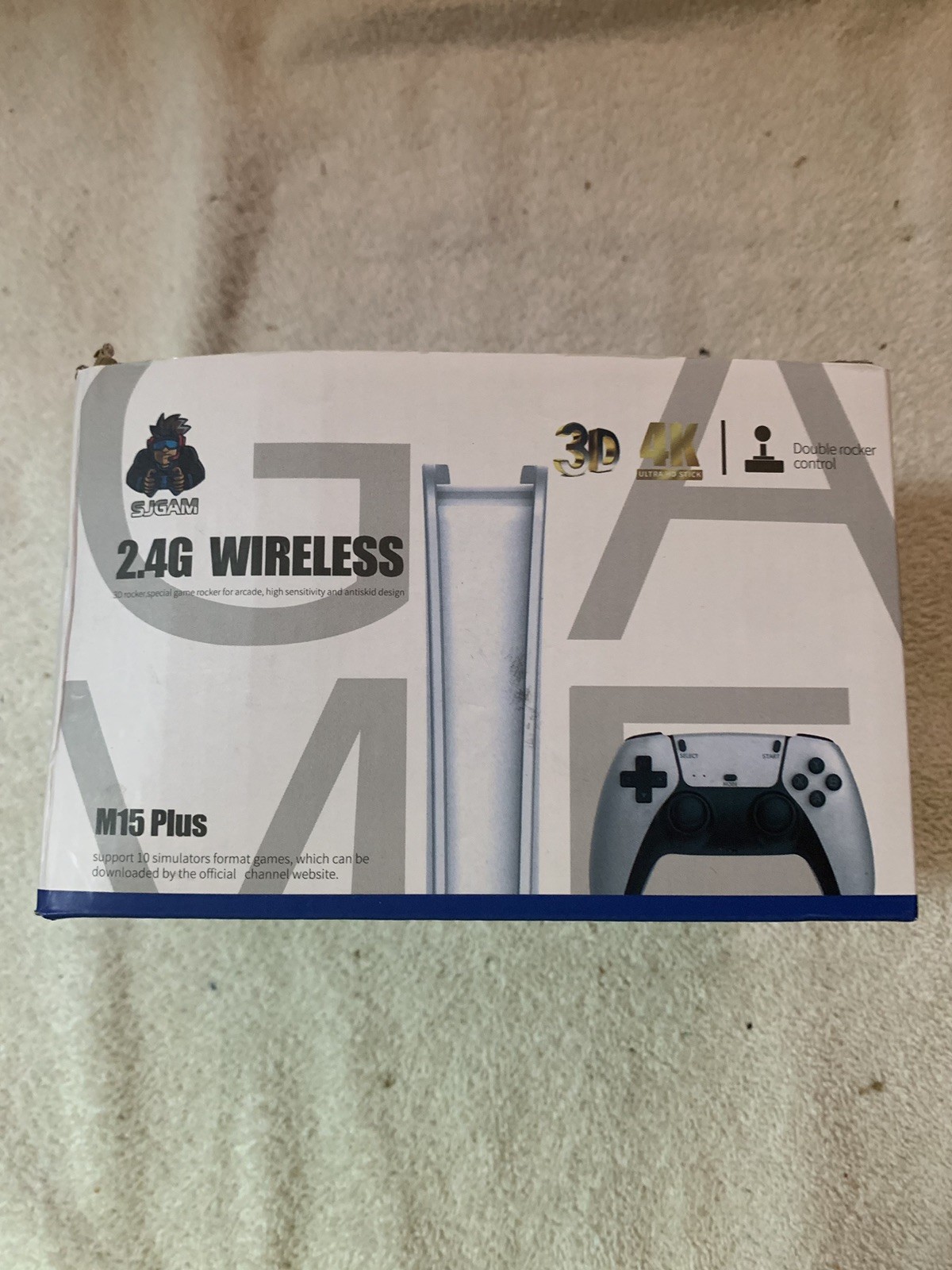 M15 Plus Retro Game Stick 128G 4K Output & Upgrade Retro Gaming Console Wireless