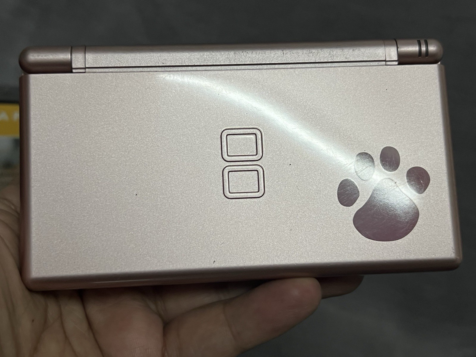 Nintendo Ds Lite -Metallic Rose authentic-C/USG-USA-1 Test&Working W New C Game
