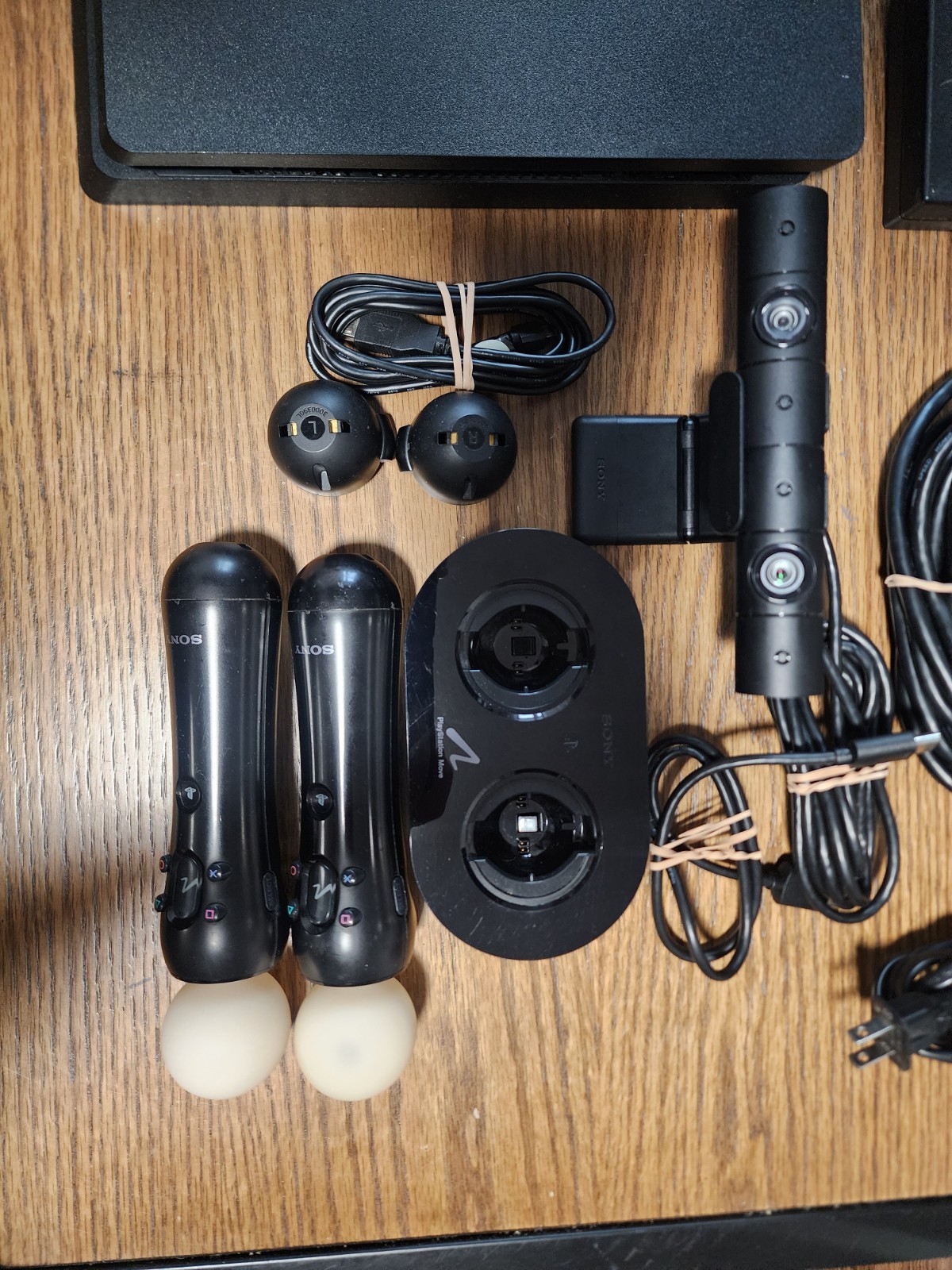 Playstation 4 Slim with VR Headset and Accessories, Including All Cords.
