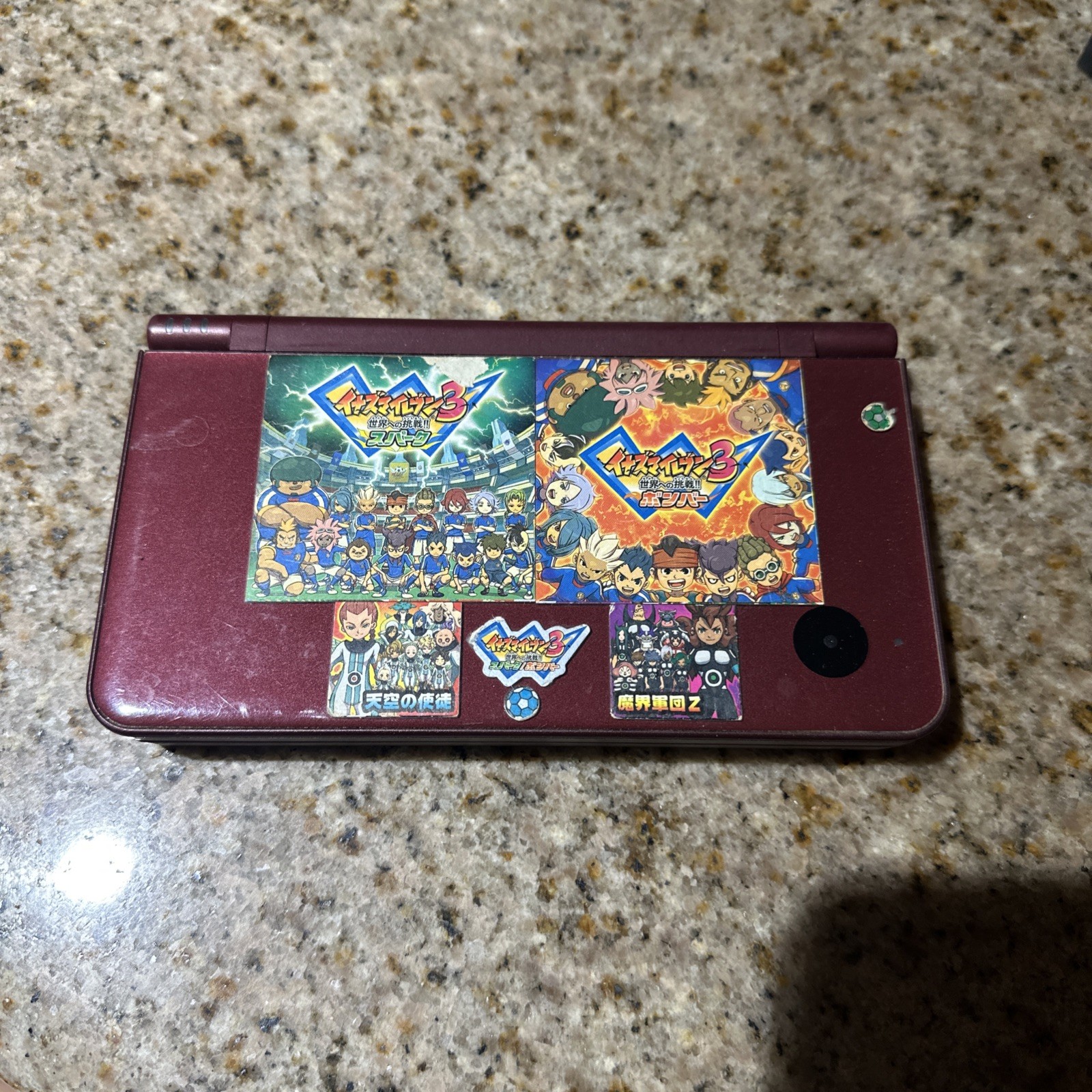 DSI XL Maroon Game Console with Games