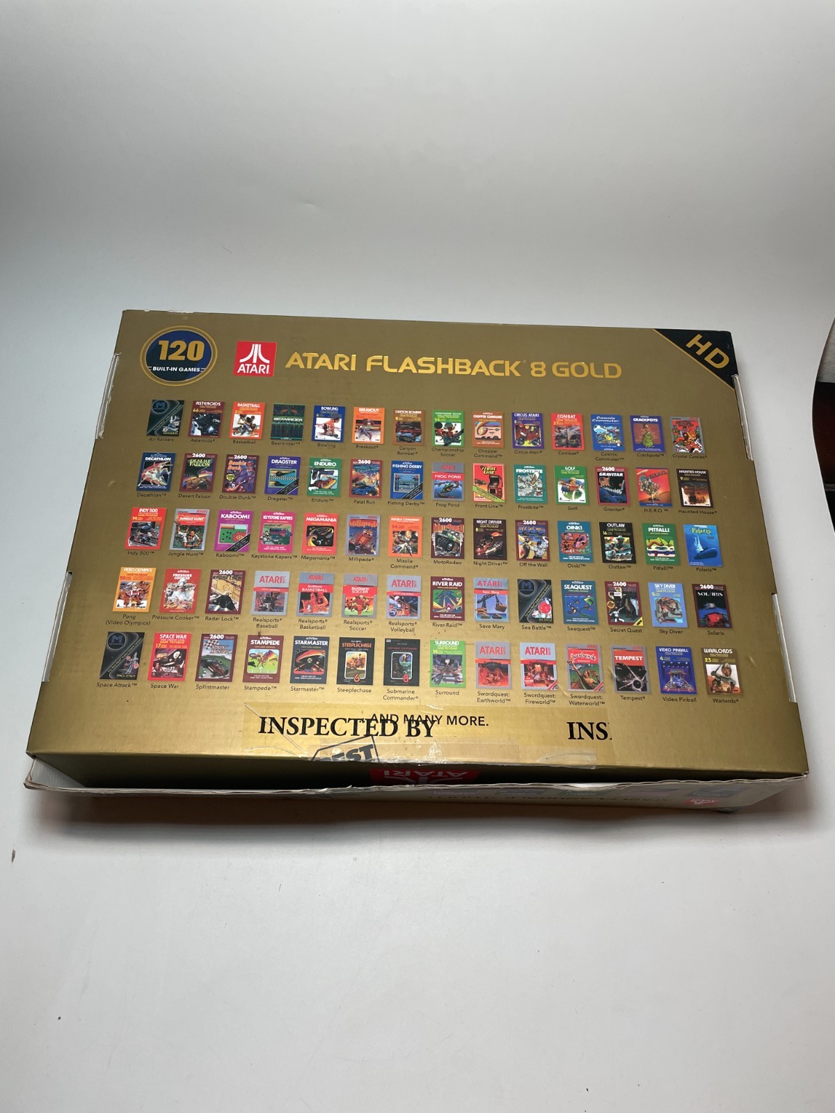 Atari Flashback 8 Gold Console HDMI 120 Games 2 Wireless Controllers video game