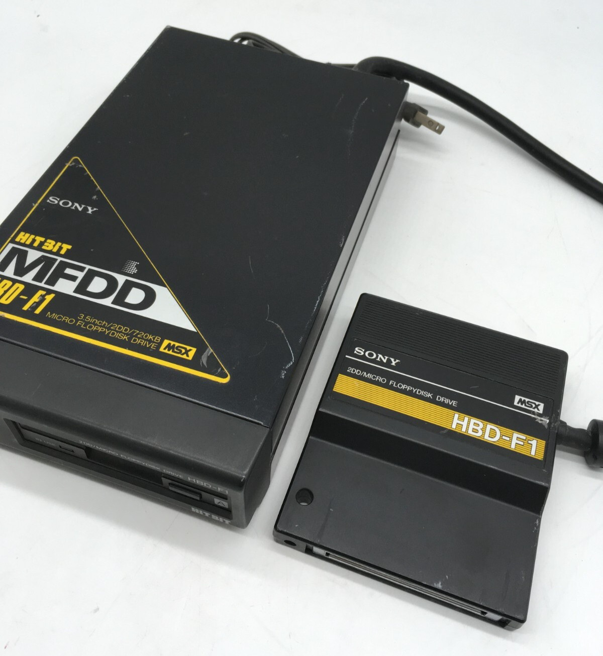 MSX SONY MFDD Micro Floppydisk Drive HBD-F1 HIT BIT 100V 10W 50/60Hz As Is