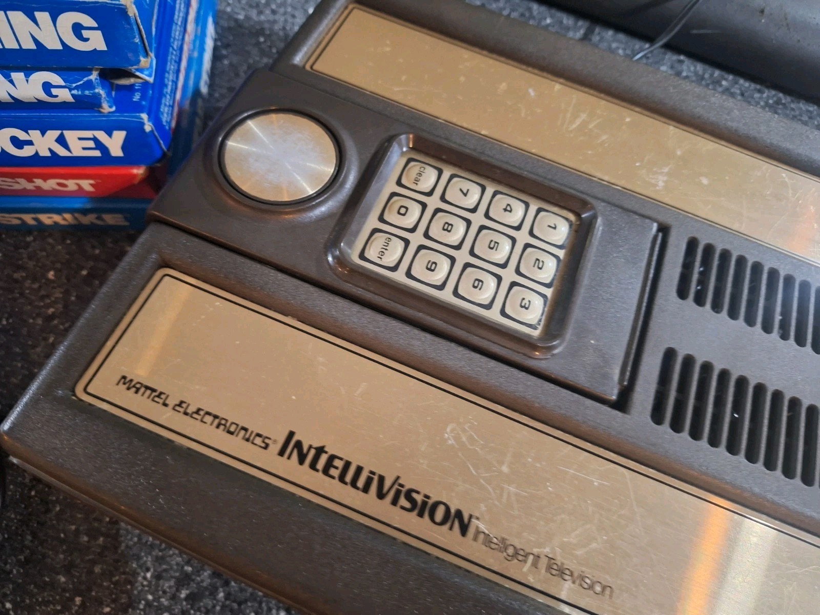 Mattel Intellivision Console Bundle With Games 100% TESTED WORKING Good Shape!