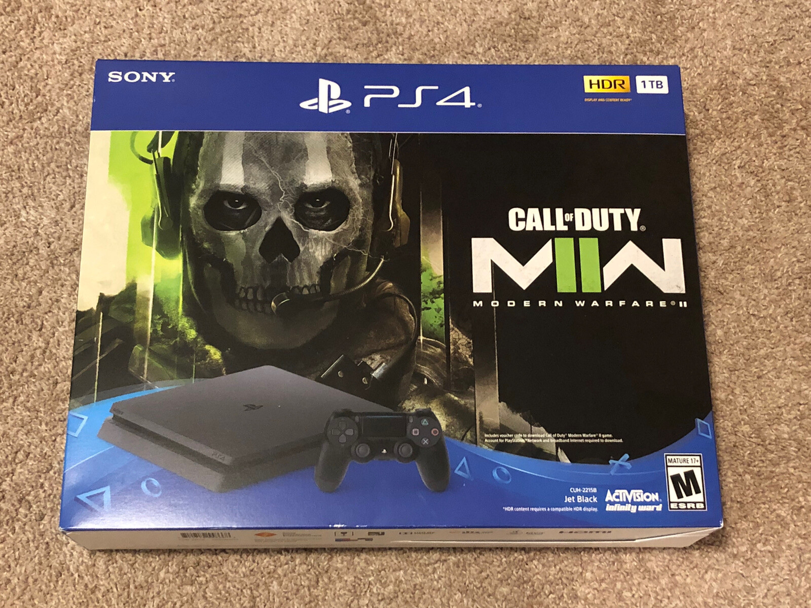 Sony PlayStation 4 Console PS4 1TB Call Of Duty Modern Warfare 2 FREE SHIP