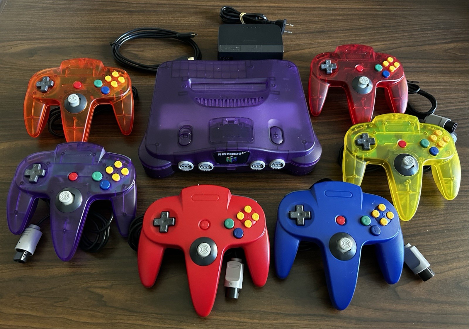 N64 clear purple Nintendo- HDMI – PICK YOUR BUNDLE – FAST SHIPPING
