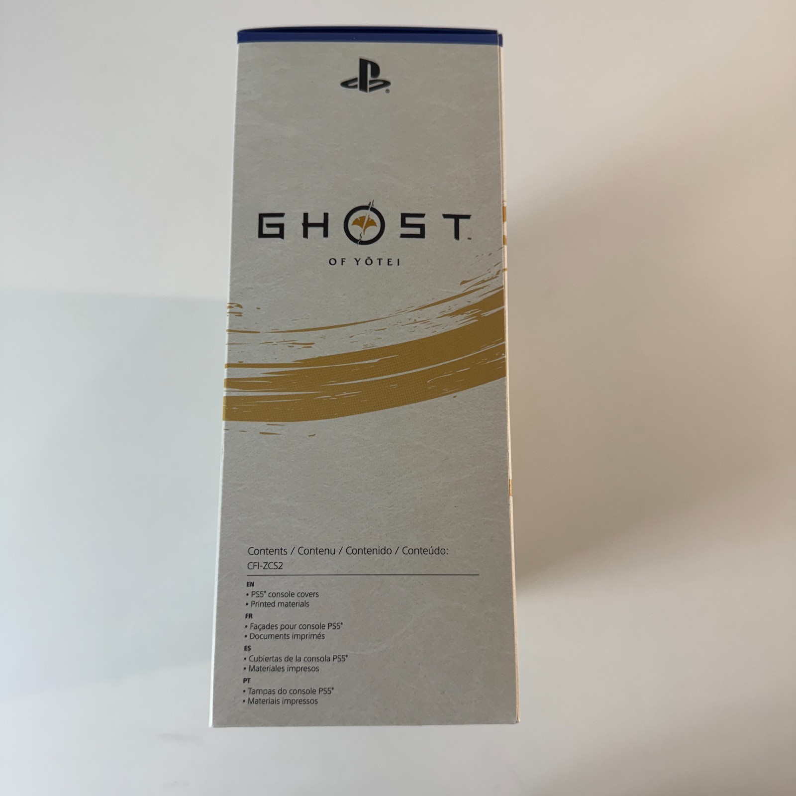 Playstation 5 Slim Console Cover Ghost Of Yotei Gold Limited Edition NEW