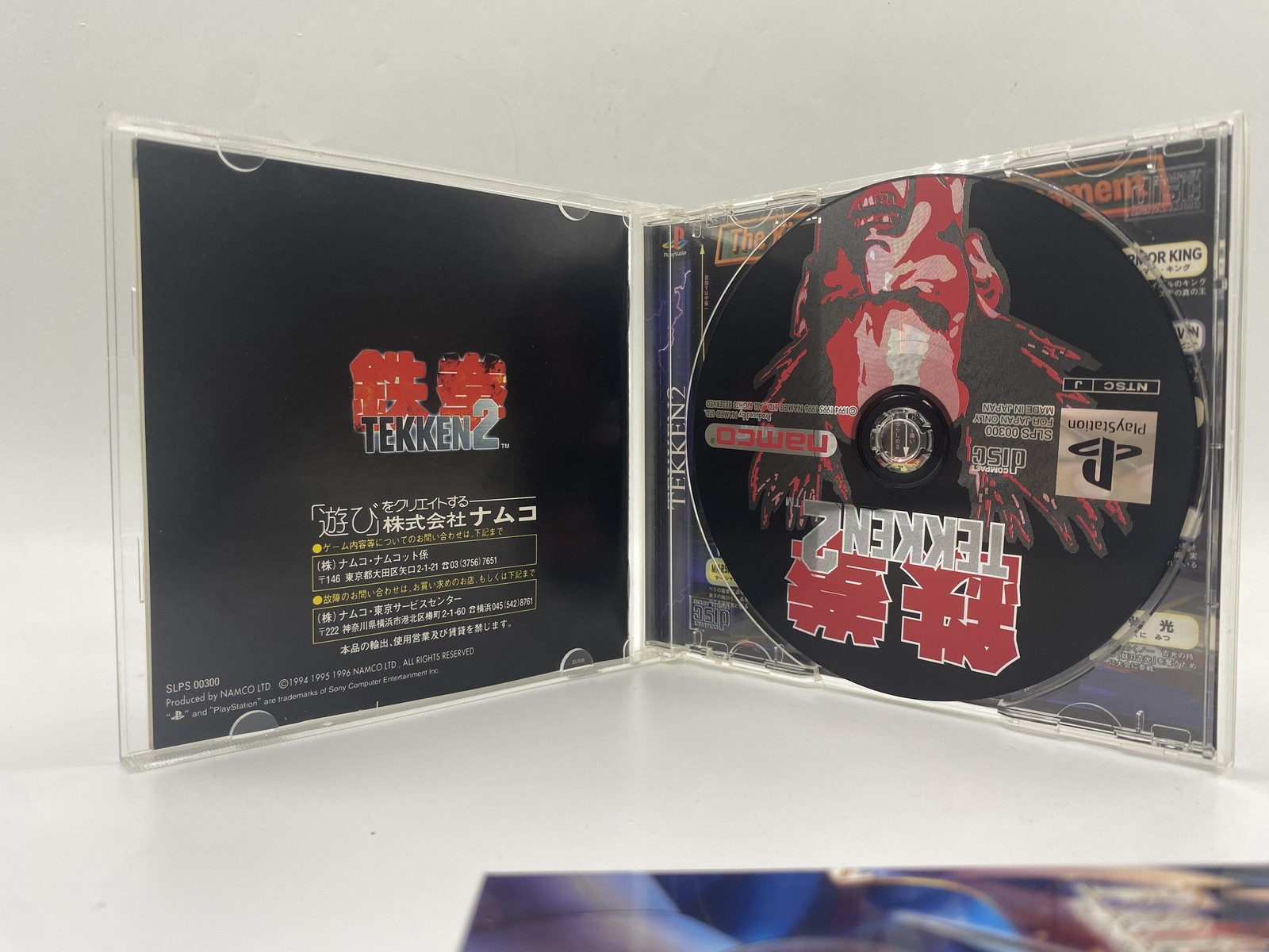 PS2 Playstation2 Console w/ Tekken series 1 2 3 4 5 tag 6 set Black SCPH-70000