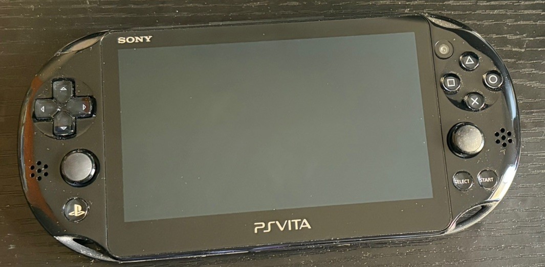 PlayStation vita model 2000 All Black mod OPTIMIZED + CHARGER bundle