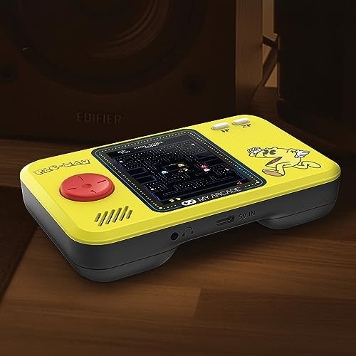 Retro Mini Arcade Game Console – 2.75″ Color Display, Pac-Man & Classics, Family