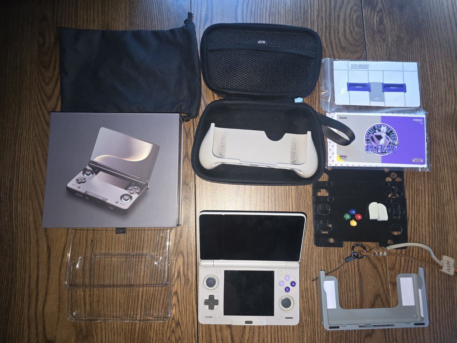 AYN THOR MAX RAINBOW ACCESSORIES BUNDLE SNES BUTTONS + STICKERS & MORE