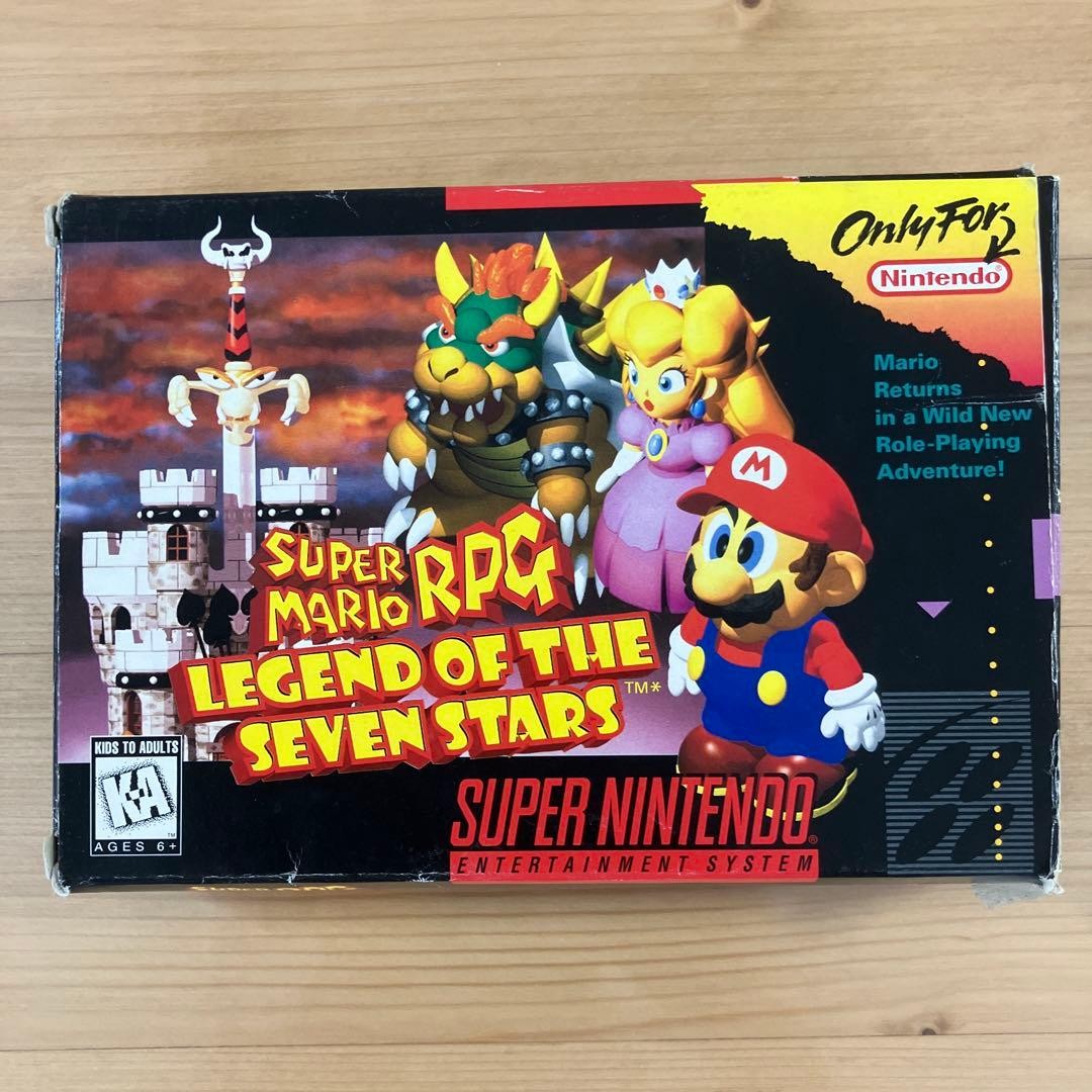 SNES Super MaRIO RPG Super MaRIO RPG North American Edition CIB