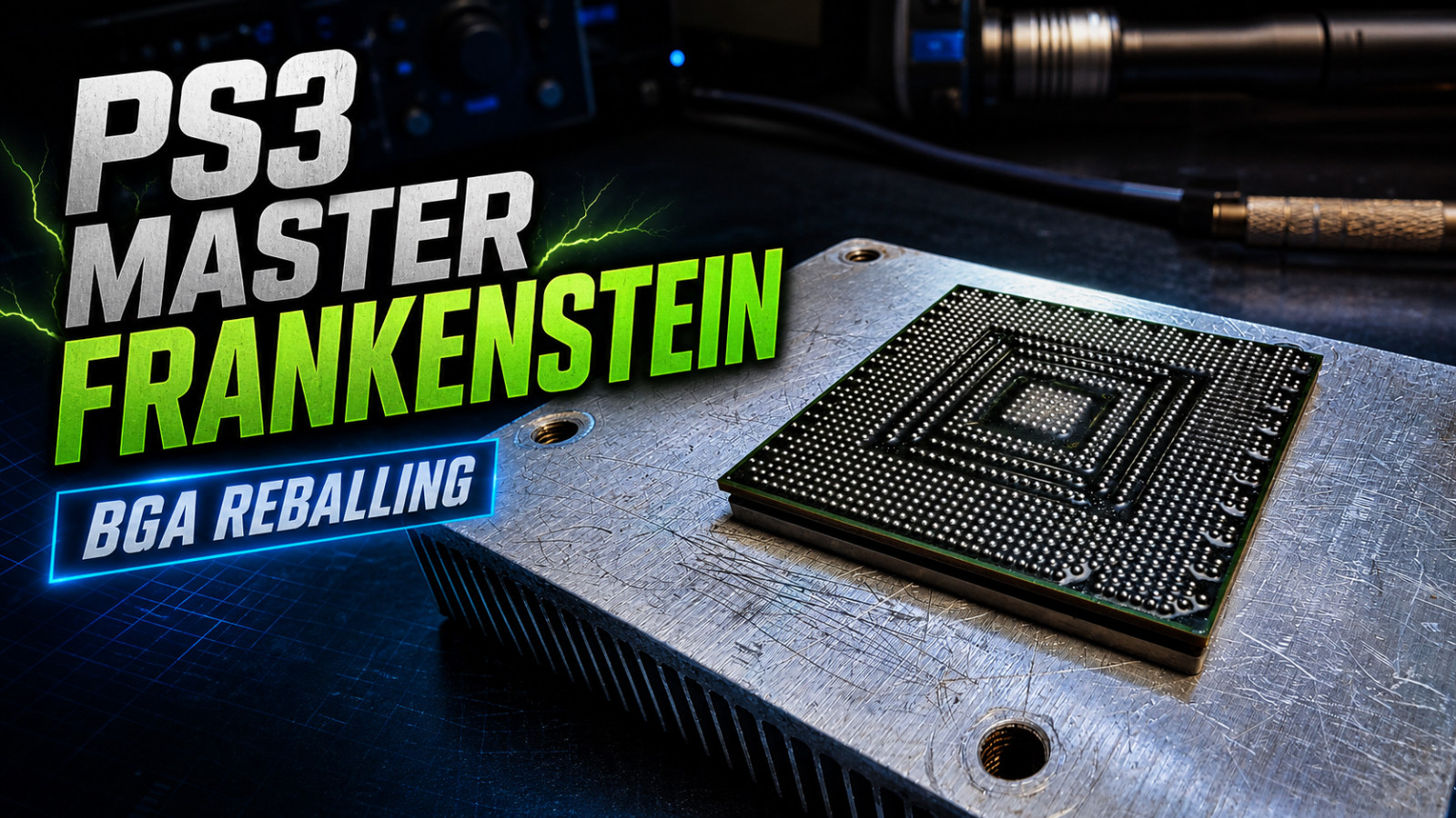PS3 Frankenstein Service RSX GPU Swap Fix 40nm 65nm YLOD GLOD COK-001 COK-002
