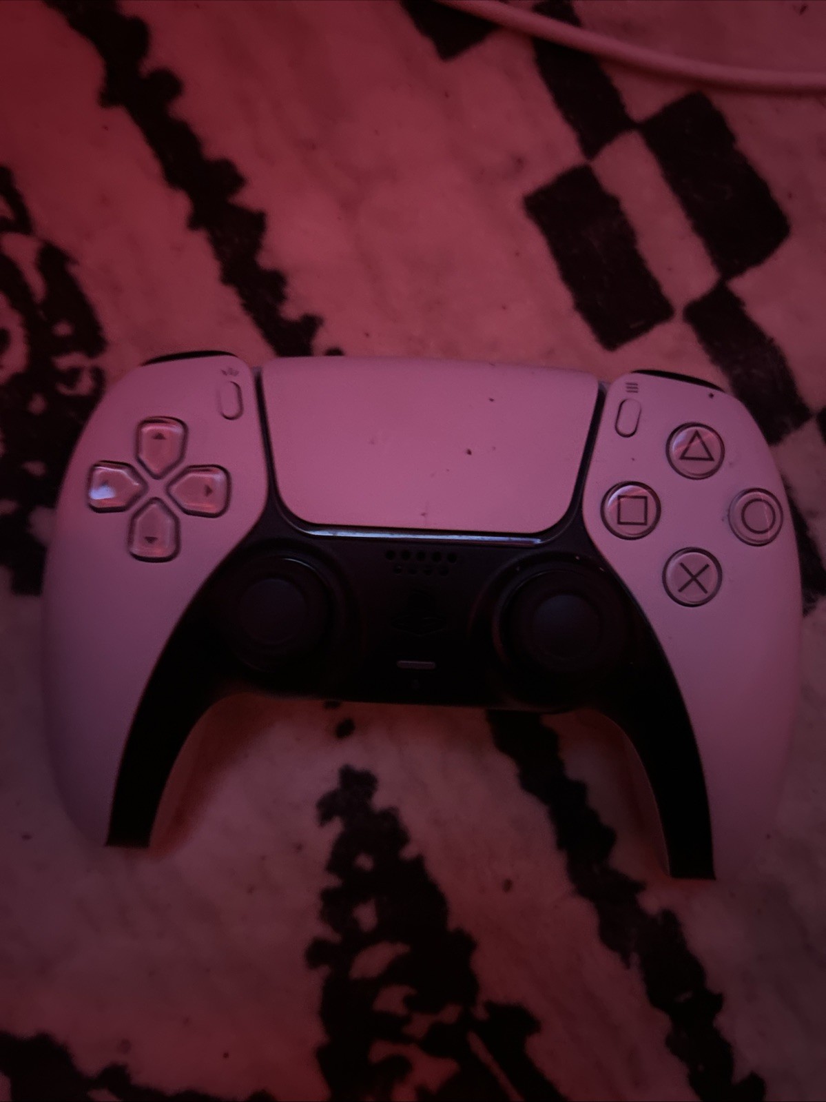 Sony PlayStation 5 Disc White Console with controller just missing touchpad