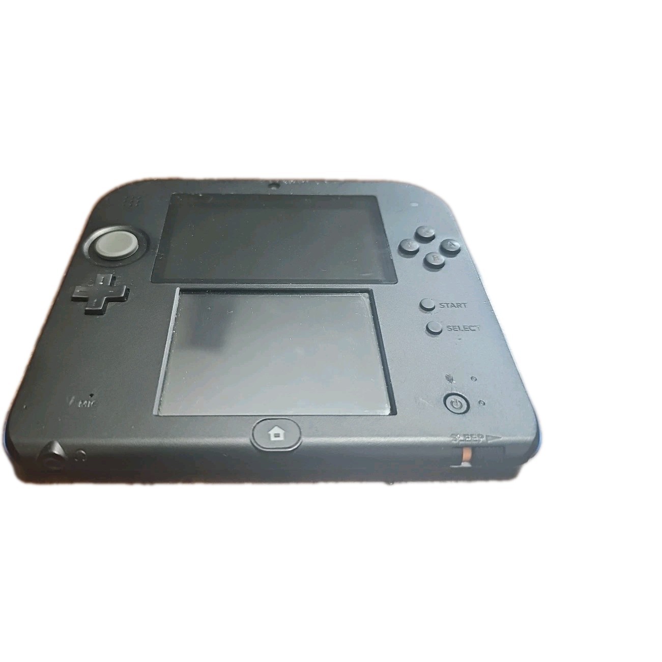 Nintendo 2DS Launch Edition BLACK & BLUE Handheld System for Parts or Repair