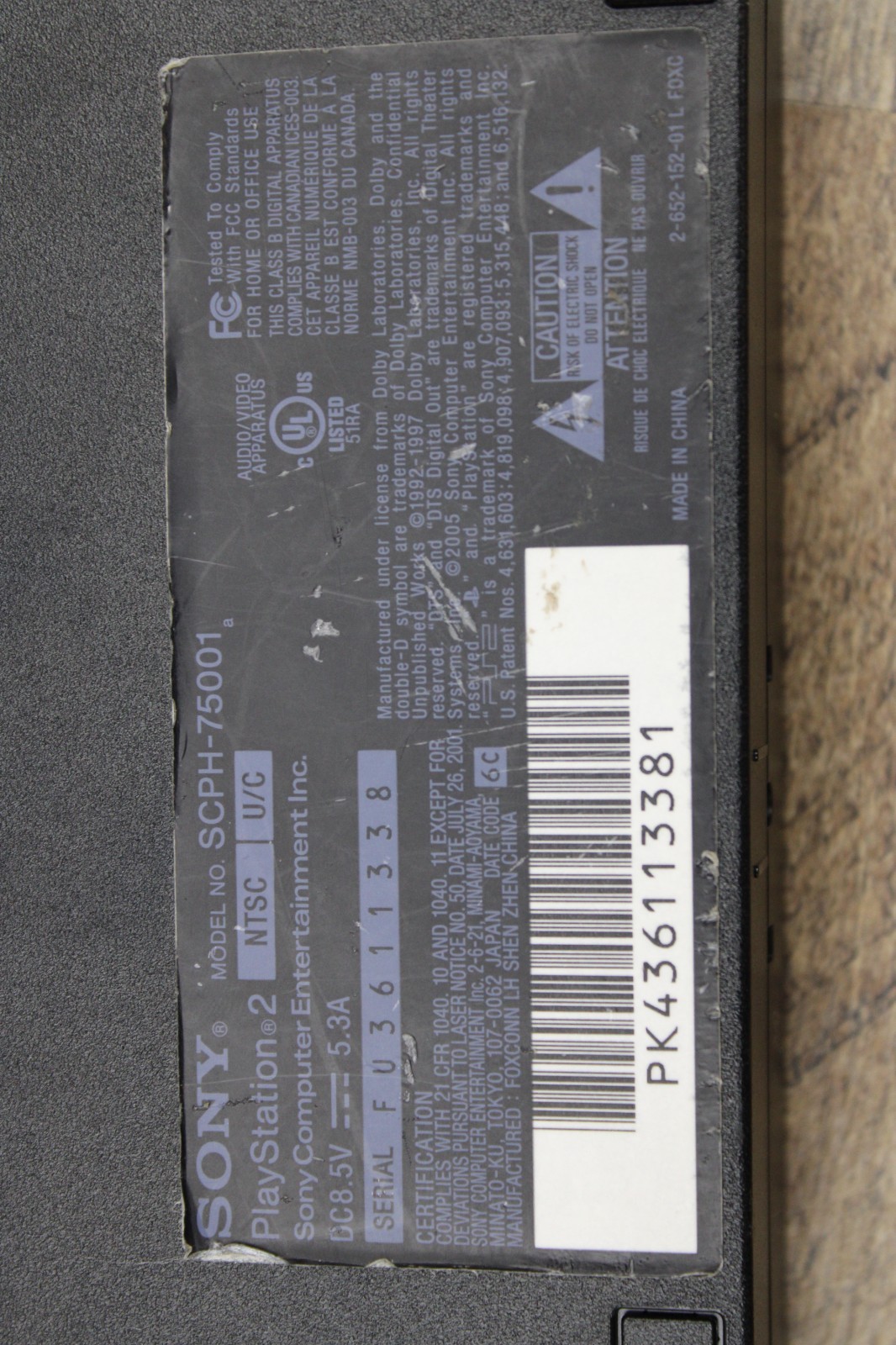 PlayStation 2 Slim Replacement Console PS2 Game System Only