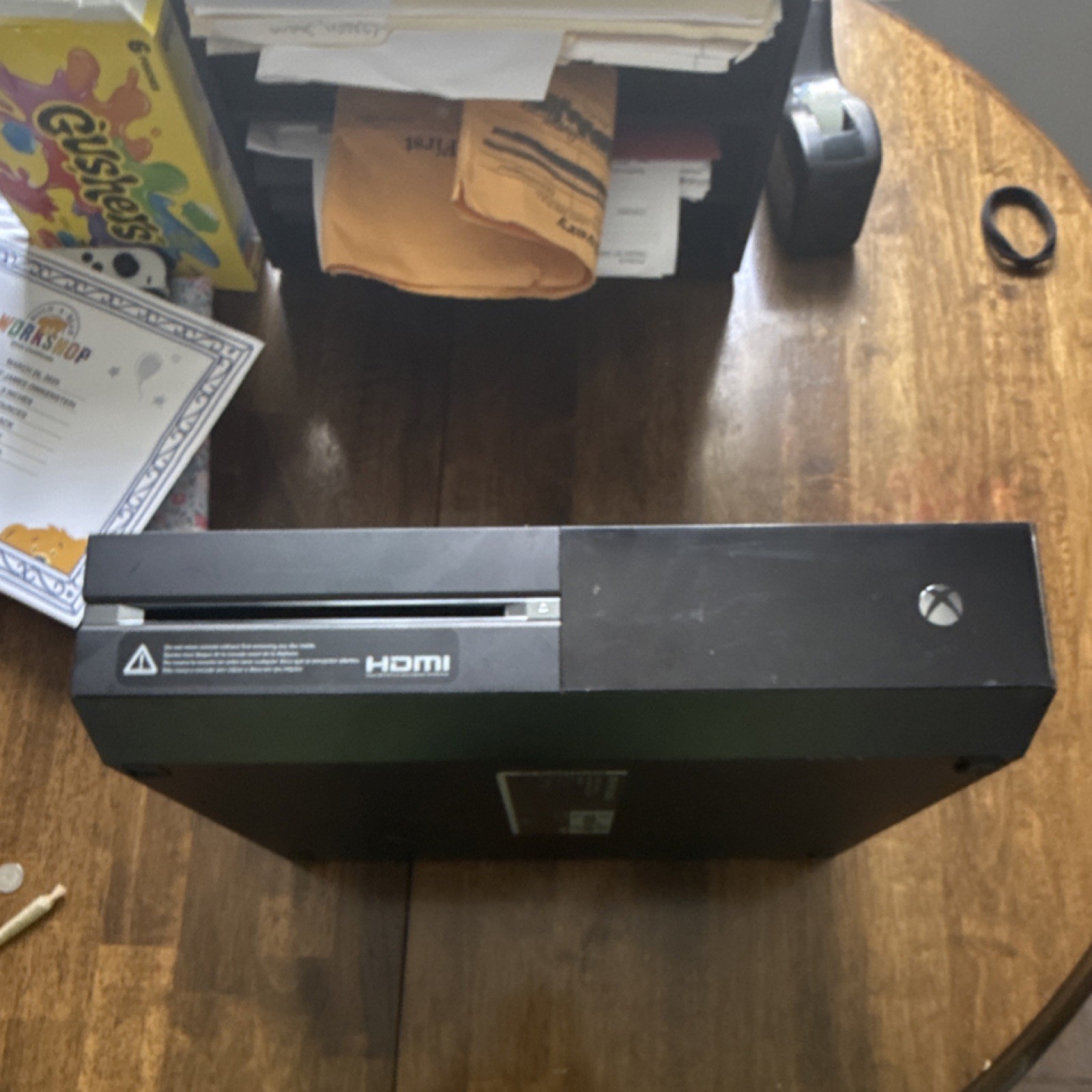 Microsoft Xbox One Model 1540 Black Console HDMI USB Ethernet Wi-Fi Capability