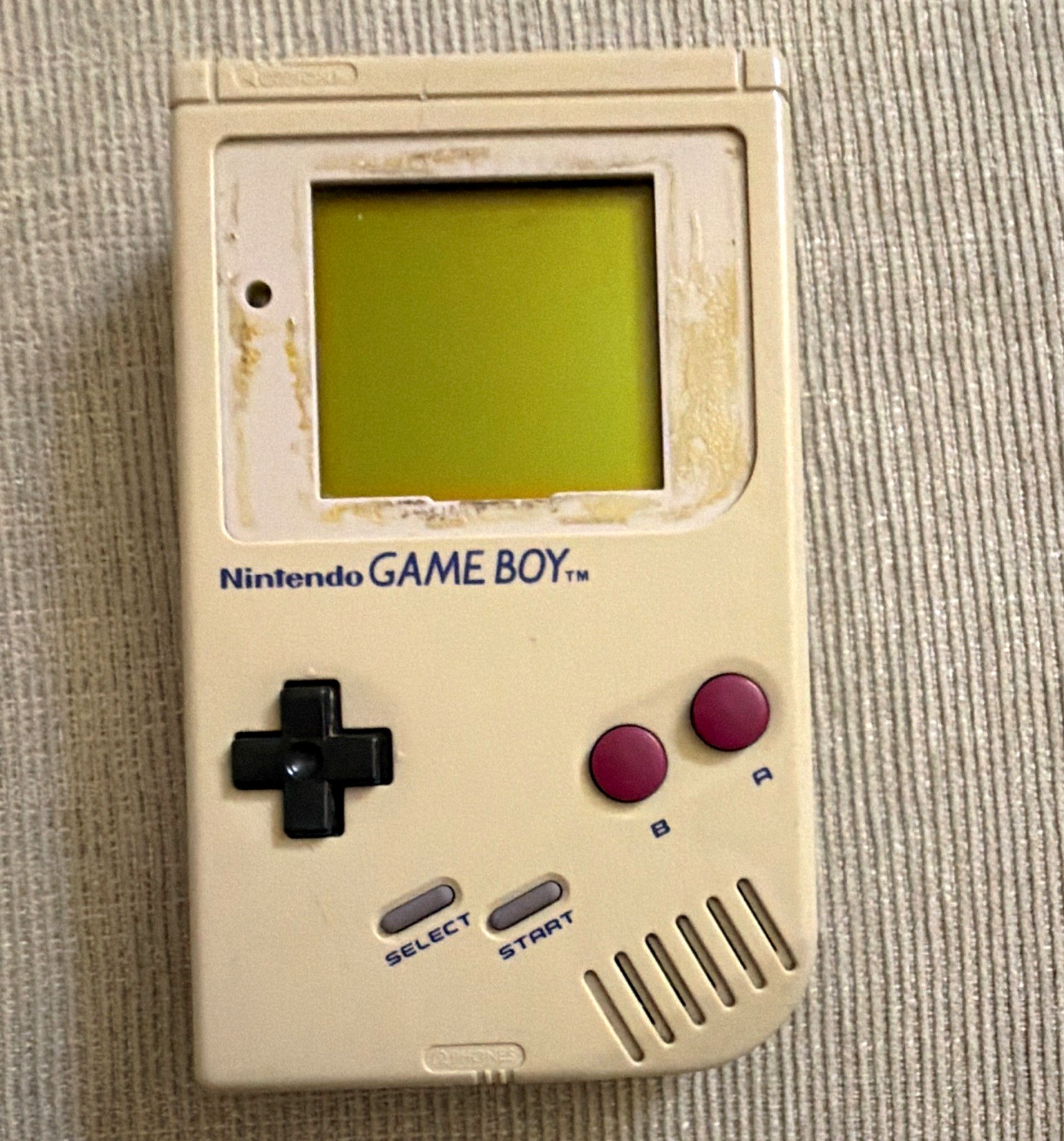 Nintendo Game Boy Gray Handheld System Battery Powered Headphone Jack DMG-01