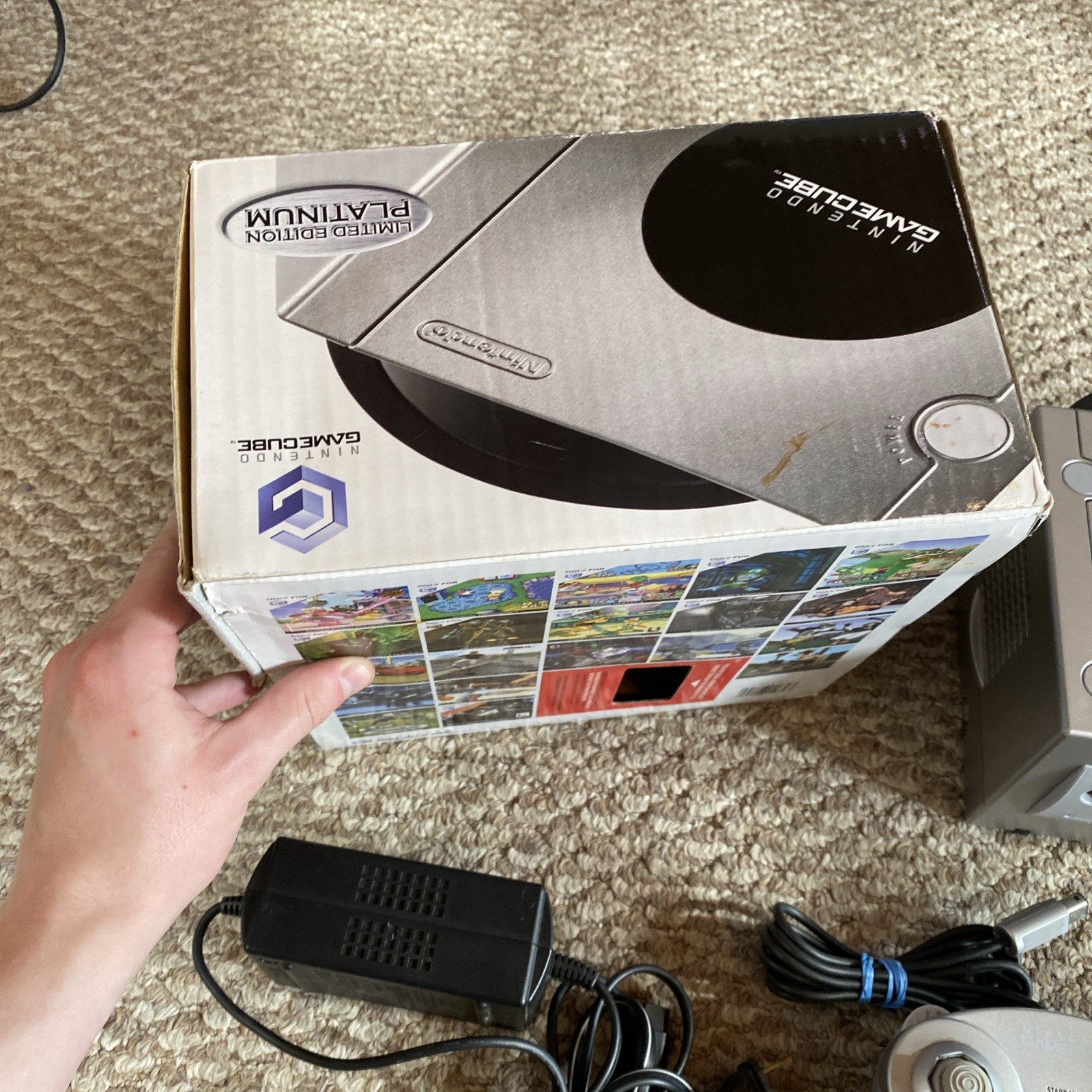 Nintendo GameCube Platinum Console Bundle with Original Box