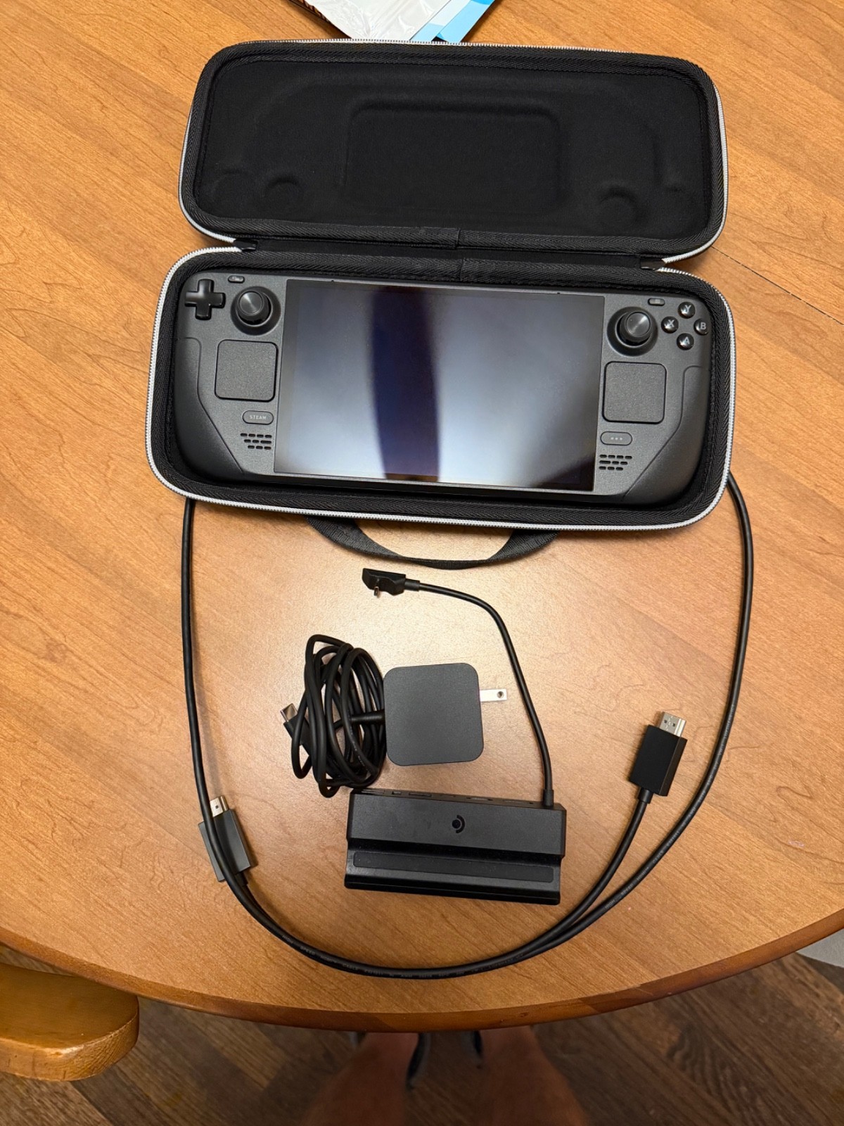 Valve Steam Deck OLED 512GB Handheld Console with OEM Case + OEM Steam Deck Dock