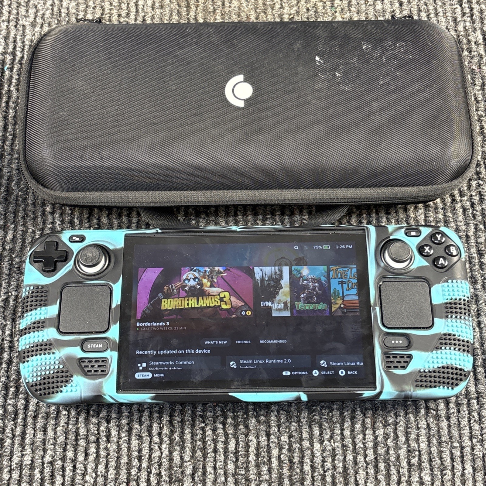 Valve Steam Deck 256GB – Black Model 1010 Handheld System Console
