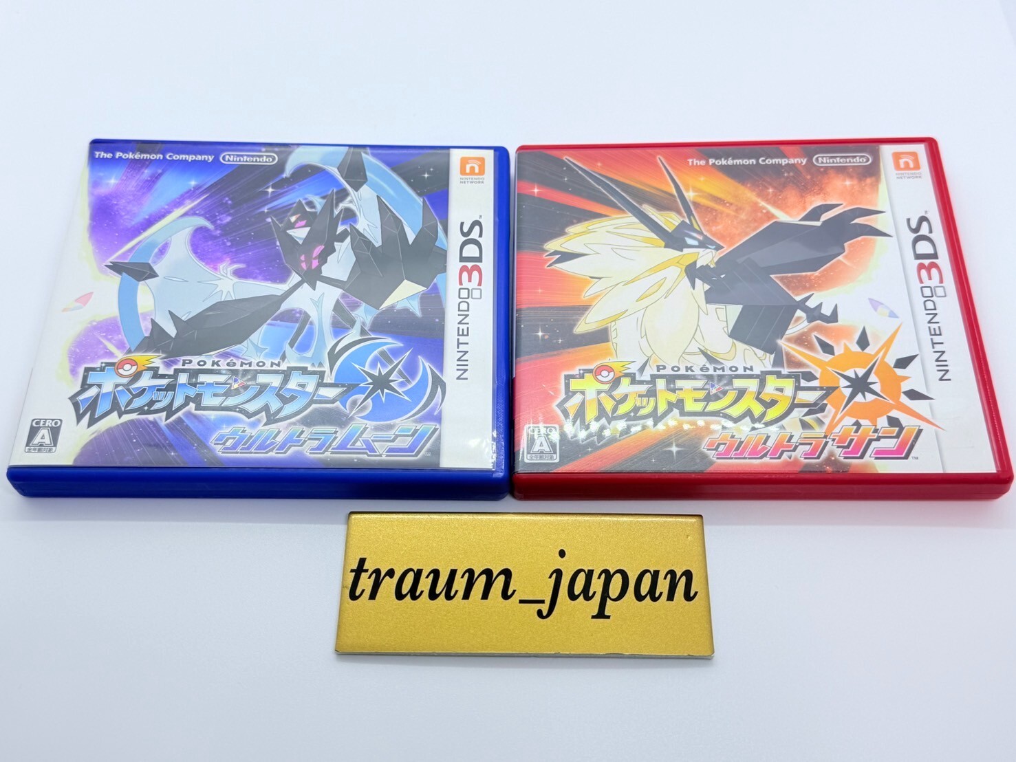 Nintendo 3DS Red Console & Pokemon X Y Ultra Sun Moon Omega Ruby Alpha Sapphire