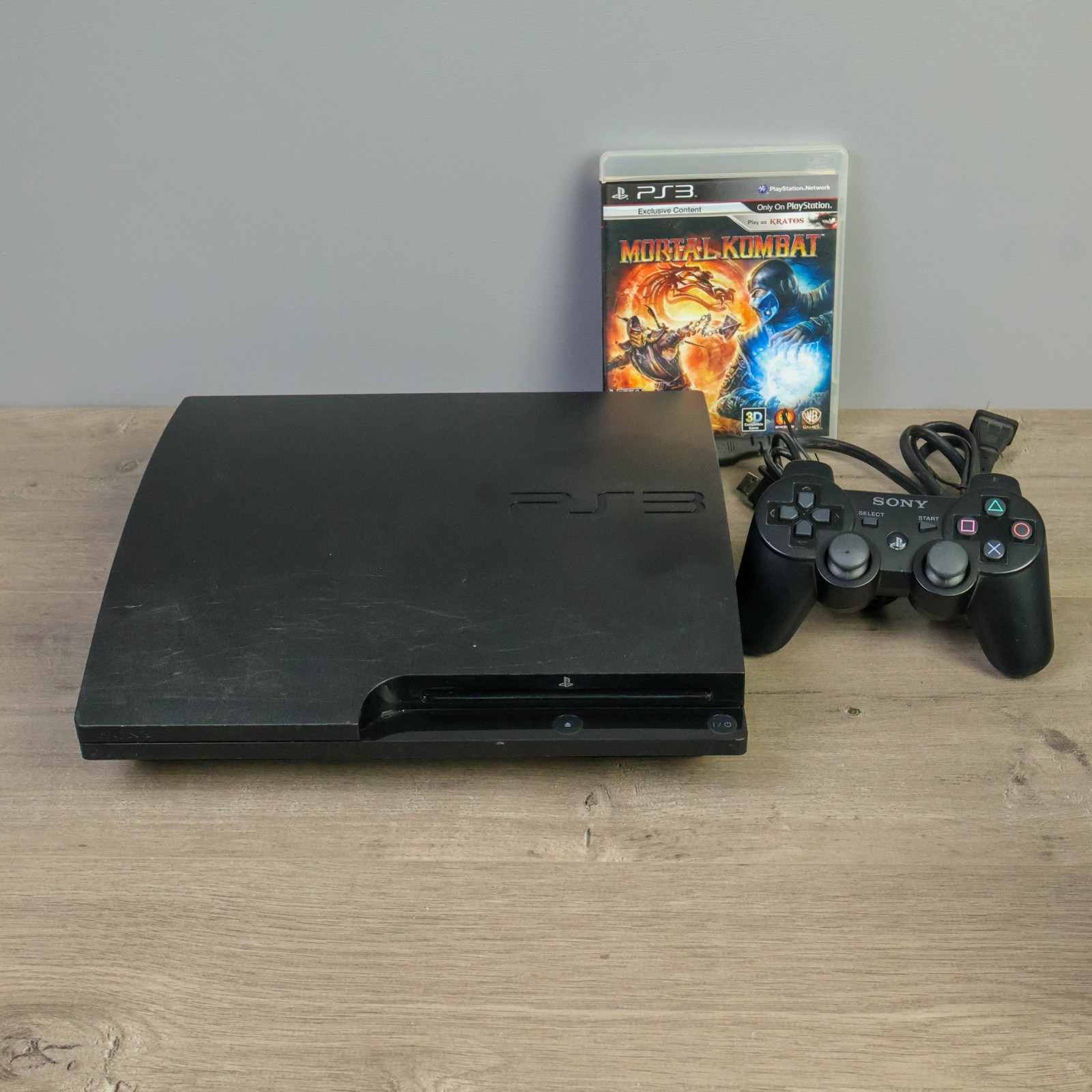Sony Playstation 3 PS3 Slim Console CECH-3001A 160GB Bundle w/ 7 Games – Tested