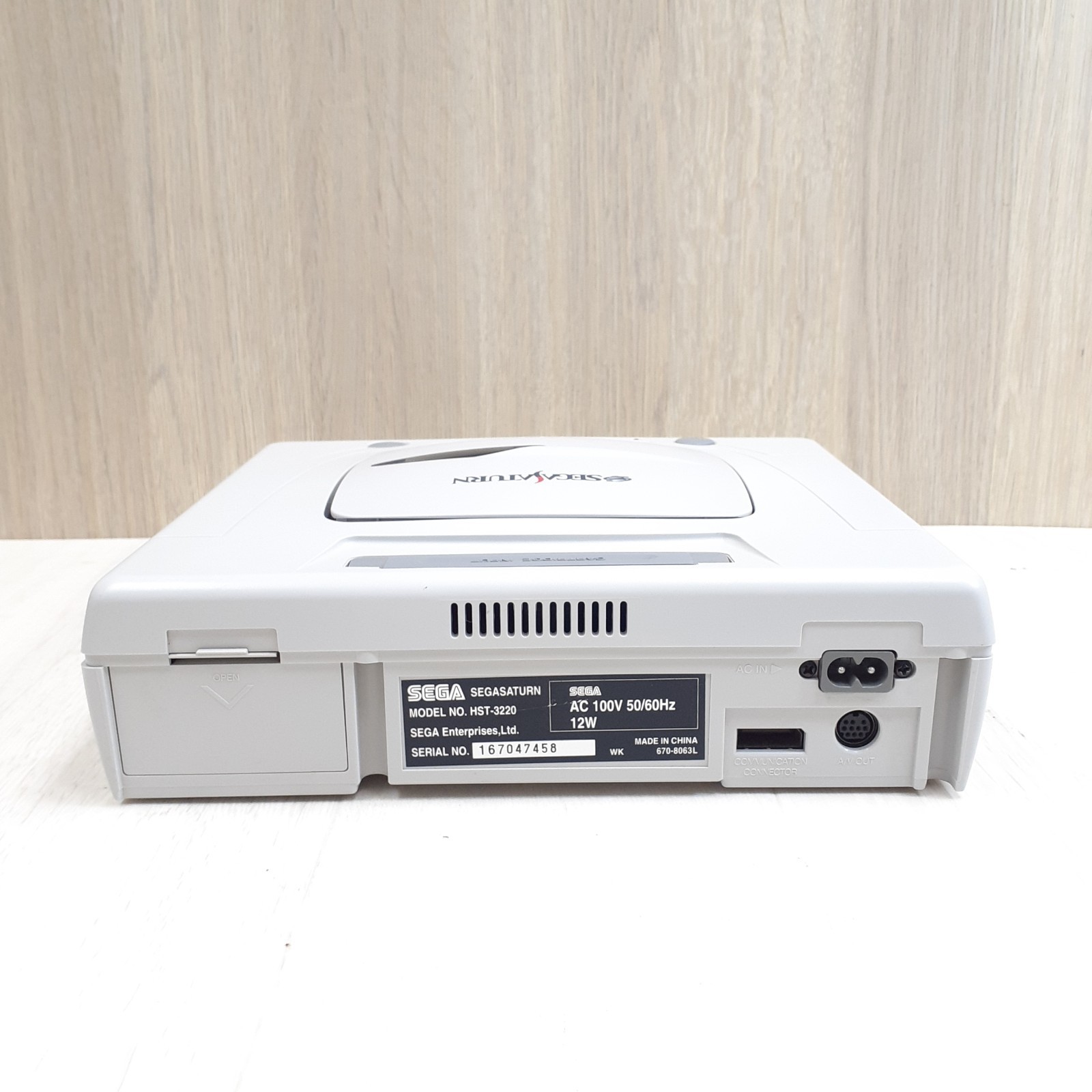 Sega Saturn console white bundle with 5 Games & 2 controllers Japanese System