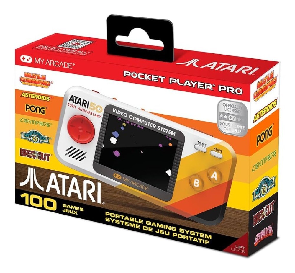 My Arcade Console Pocket DGUNL ATARI Pocket Player Pro