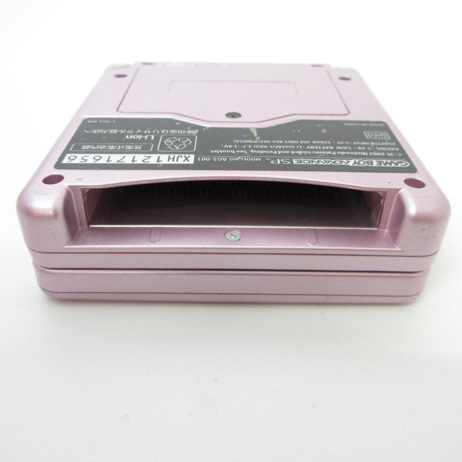 【Excellent】Nintendo GameBoy Advance SP Pearl Pink GBA Console #RET0501/01