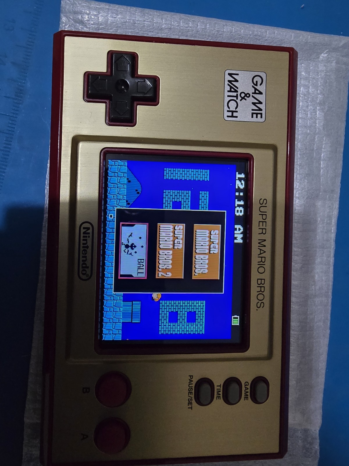 Nintendo Game & Watch 64mb upgrade Super Mario Bros. Handheld Console