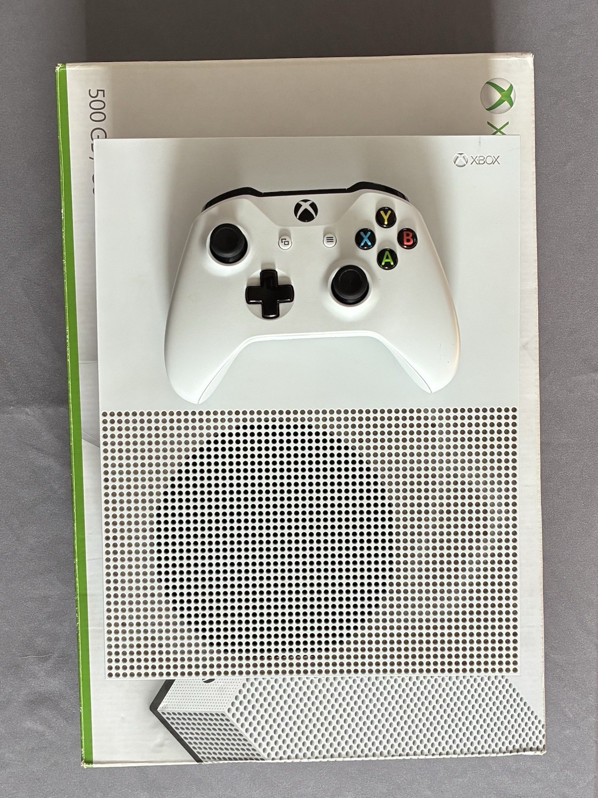 Xbox One + Controller 500gb Model 1681 – White – Tested / Works