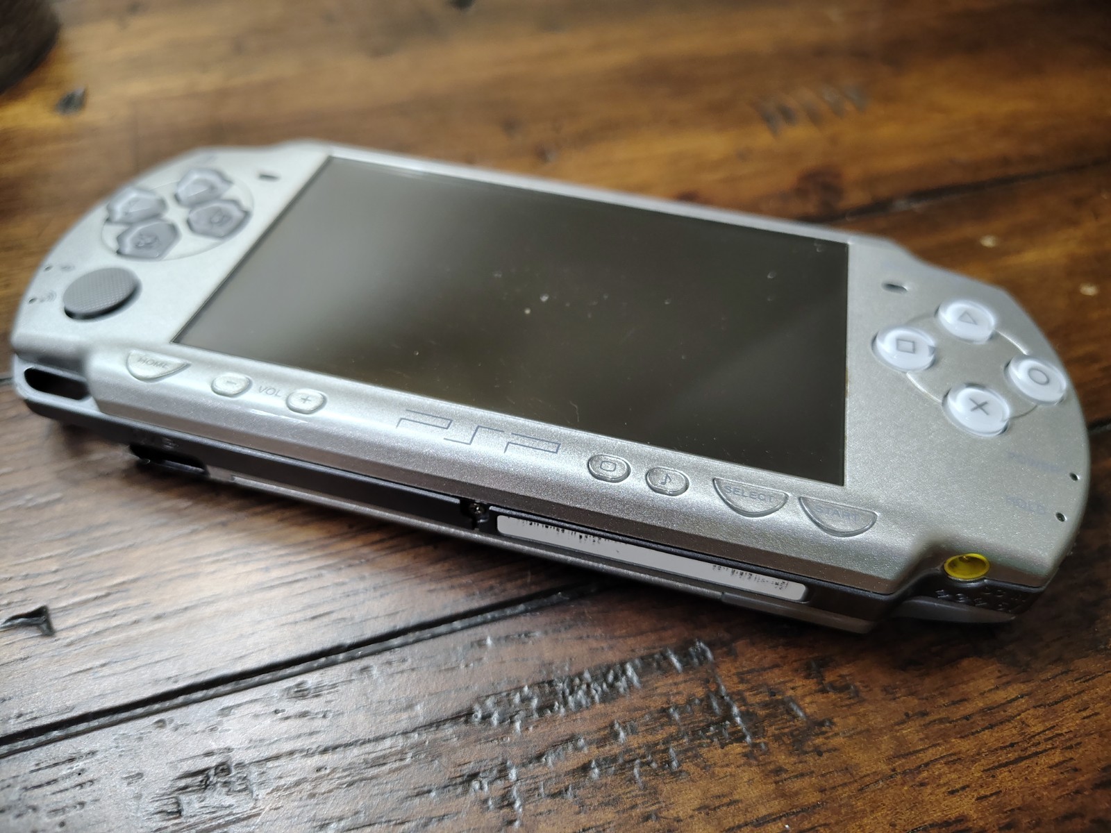 Sony PSP-3000 Portable Mystic Silver Handheld System With Game And SD Card