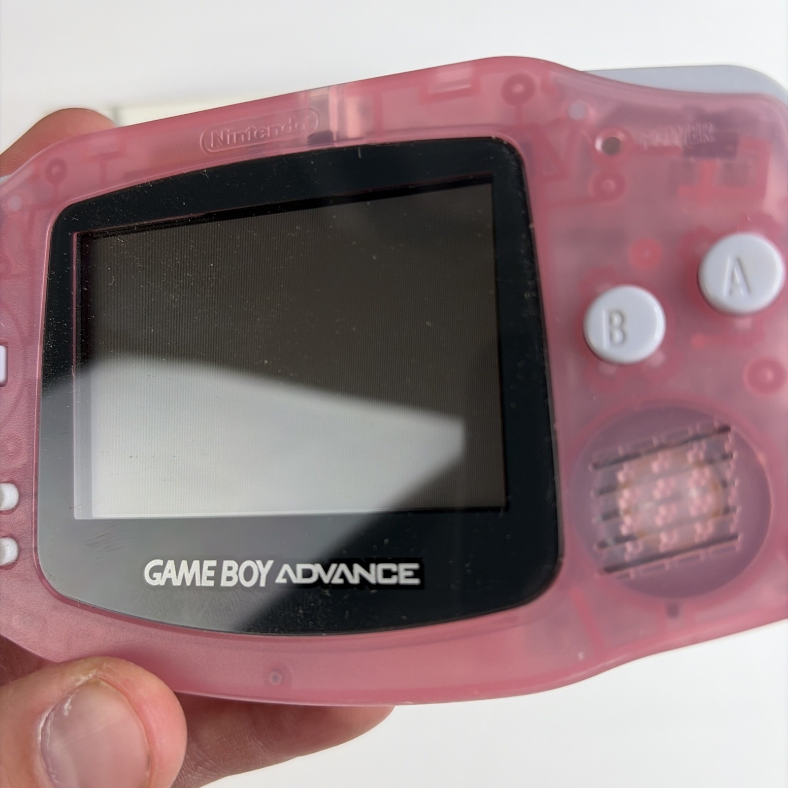 Nice! Nintendo Game Boy Advance Handheld System Fuscia Pink CIB Complete Box