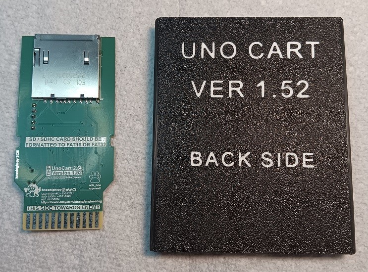 Atari 2600 UNO multigame cartridge
