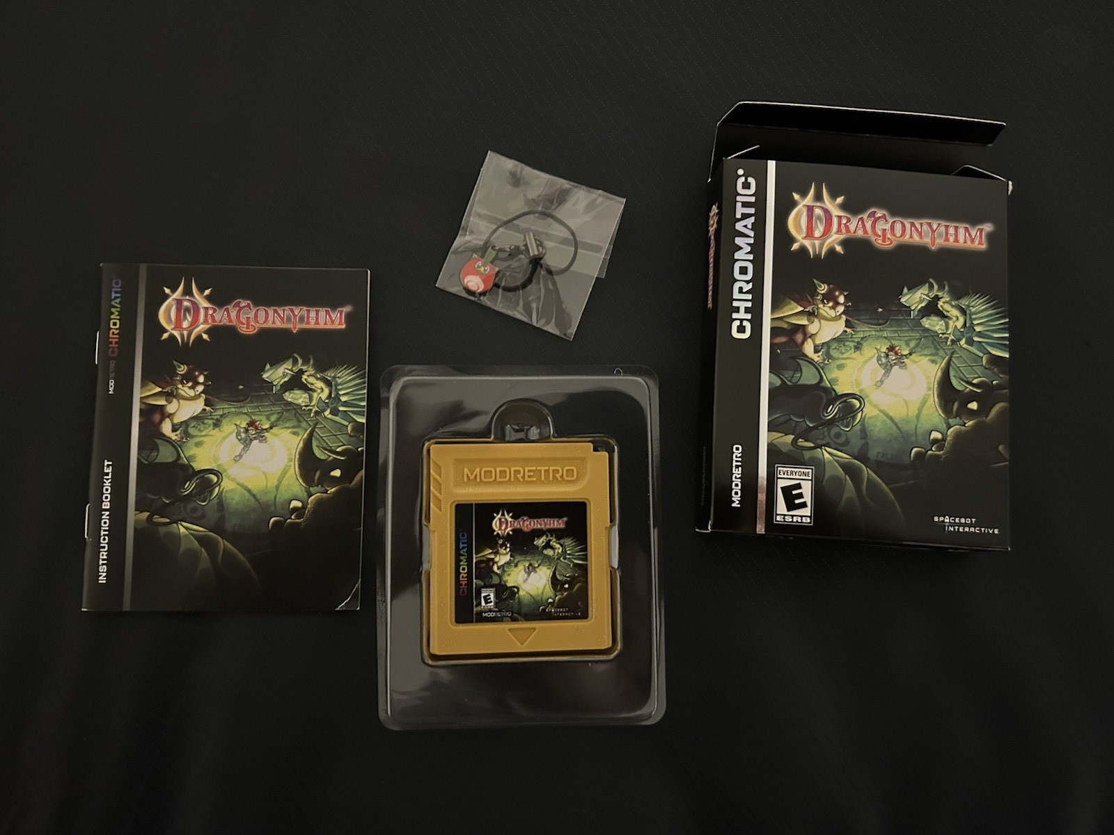 Modretro Chromatic Console + Games Bundle