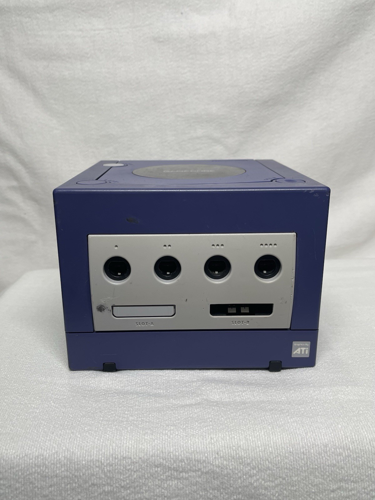 Nintendo Indigo Purple GameCube Console Only Tested Working