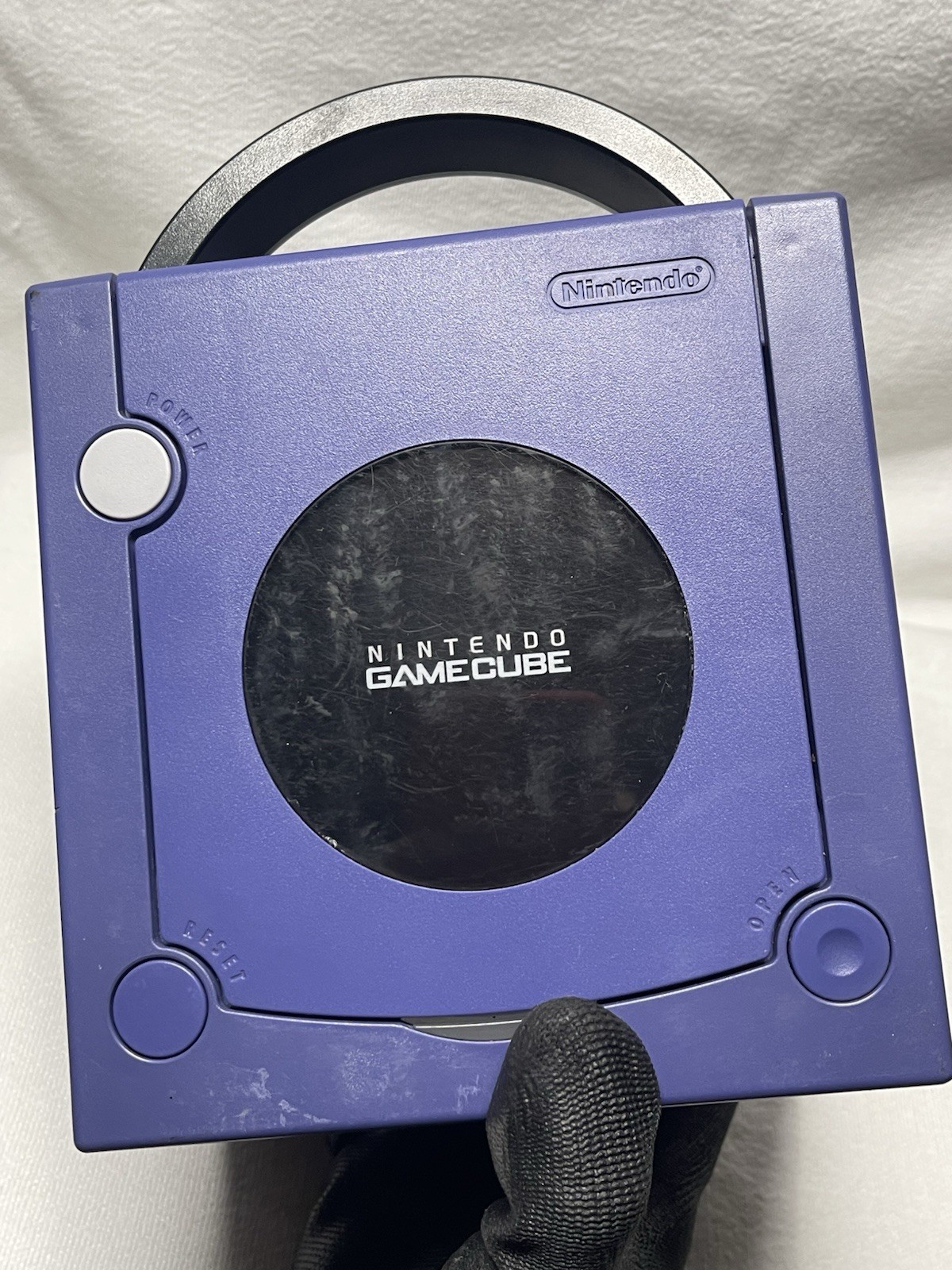 Nintendo Indigo Purple GameCube Console Only Tested Working