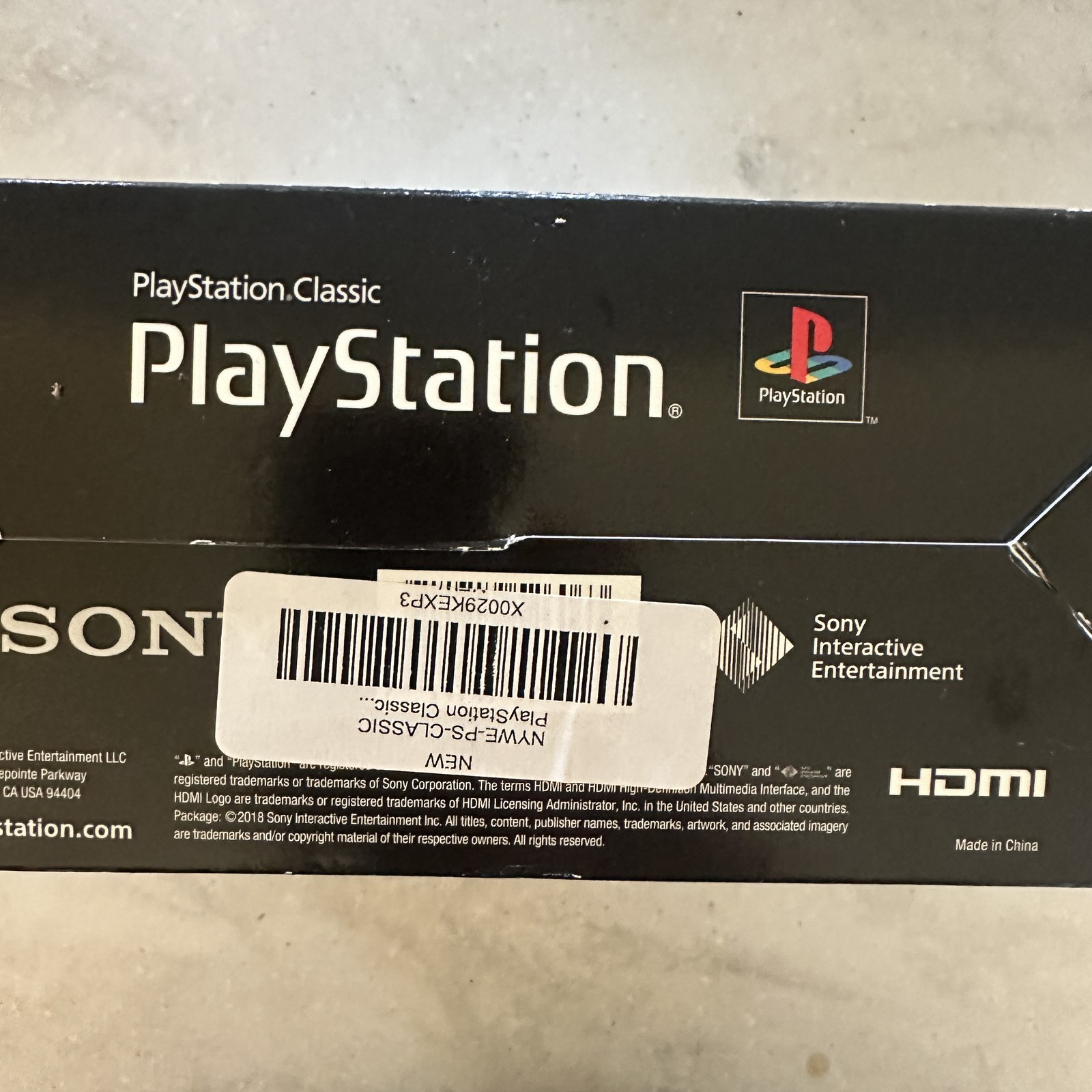 Sony PlayStation Classic Mini Console 20 Preloaded Games NEW Sealed HDMI USB