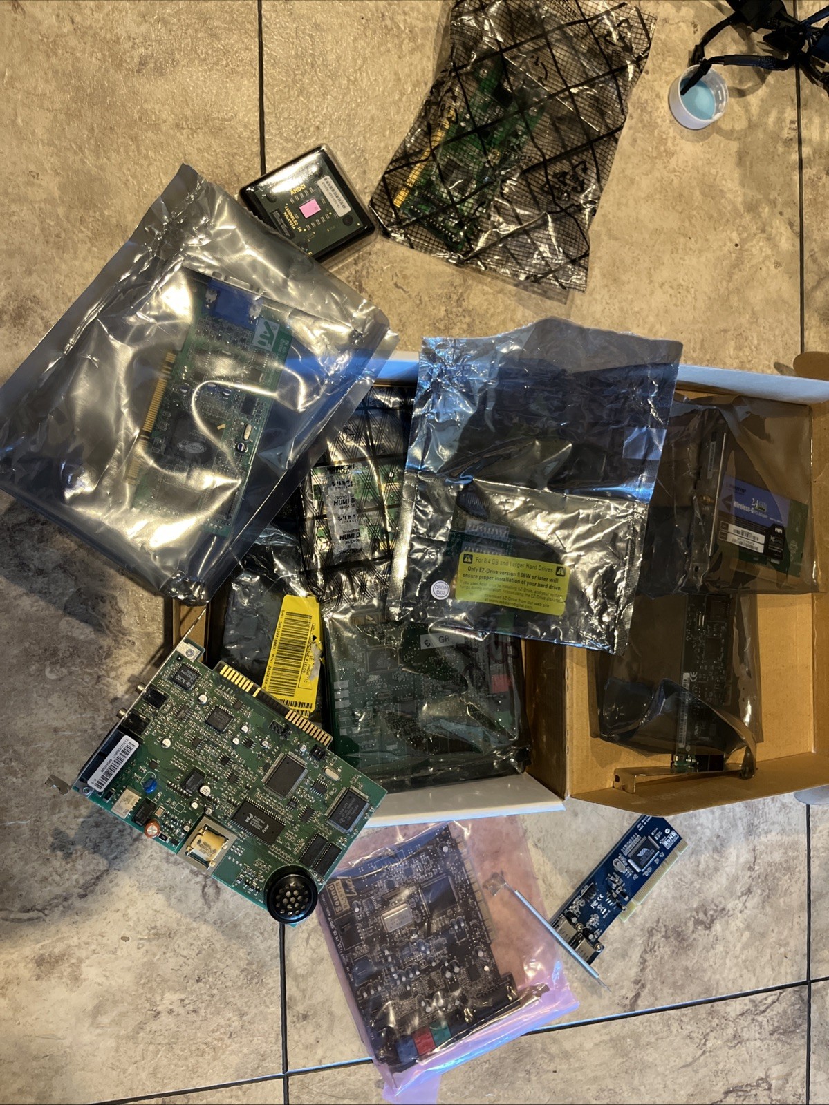 Box Of Electronic Boards