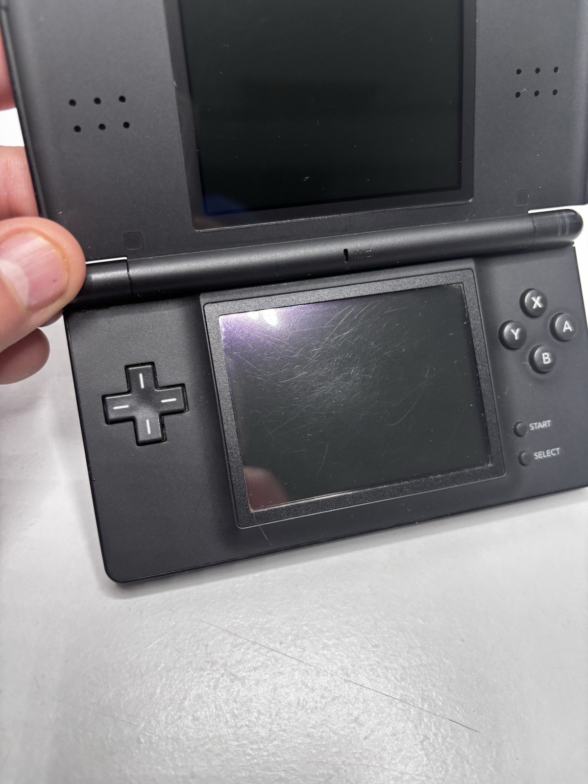 Nintendo DS Lite Onyx Black Console w/ Box CIB Tested Complete
