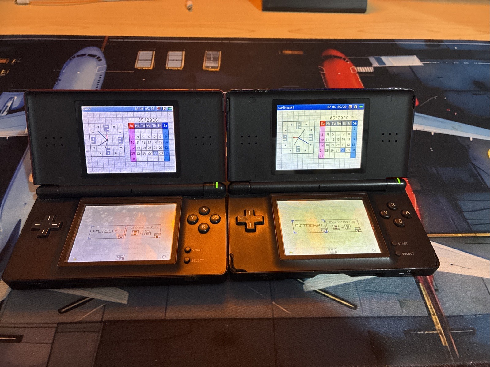 Nintendo DS Lite Console X2, w/Charger As Is – See Description