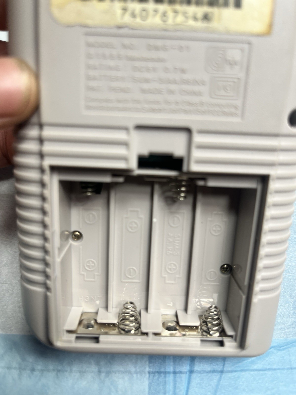 Original Nintendo Gameboy Console With Game ALL ORIGINAL For Parts-repair DMG-01