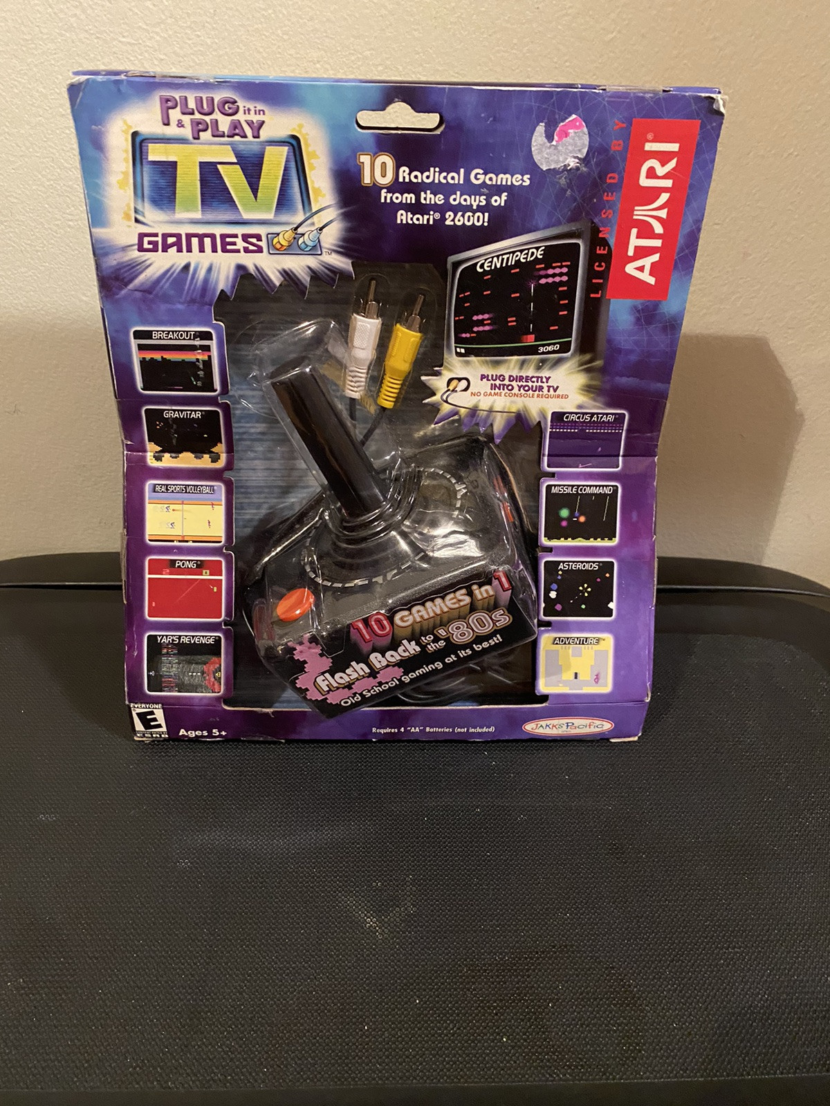 ATARI 2004 FLASH BACK 10 IN 1 VIDEO TV GAME NIB NEW FREE SHIPPING!