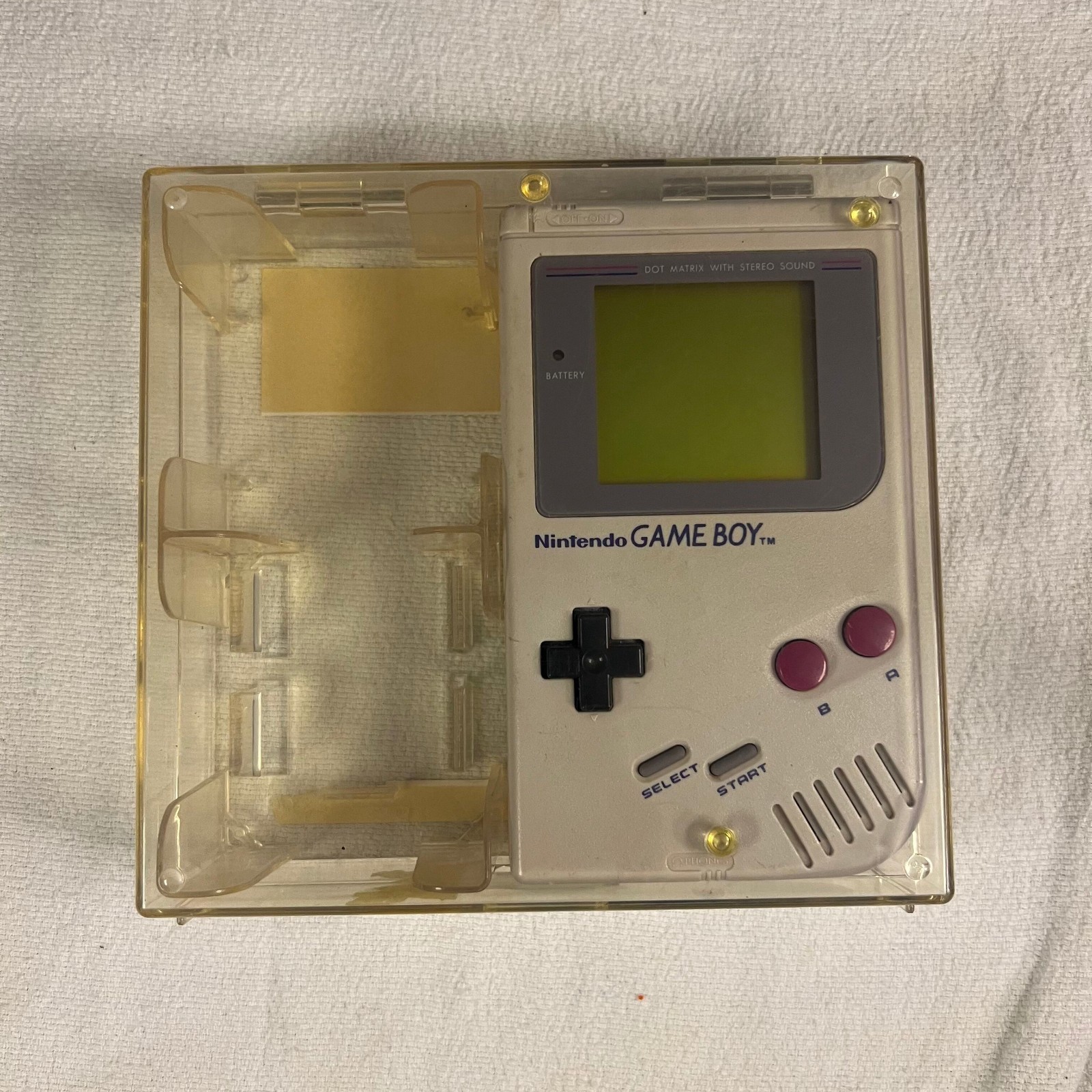 Nintendo Game Boy Read Description Handheld System Gray OG Display Box & Manual