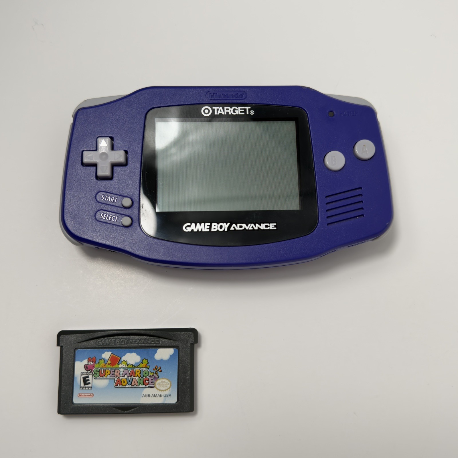 Game Boy Advance Purple Indigo 1st Release AGB001 Exclusively By Target CLEAN