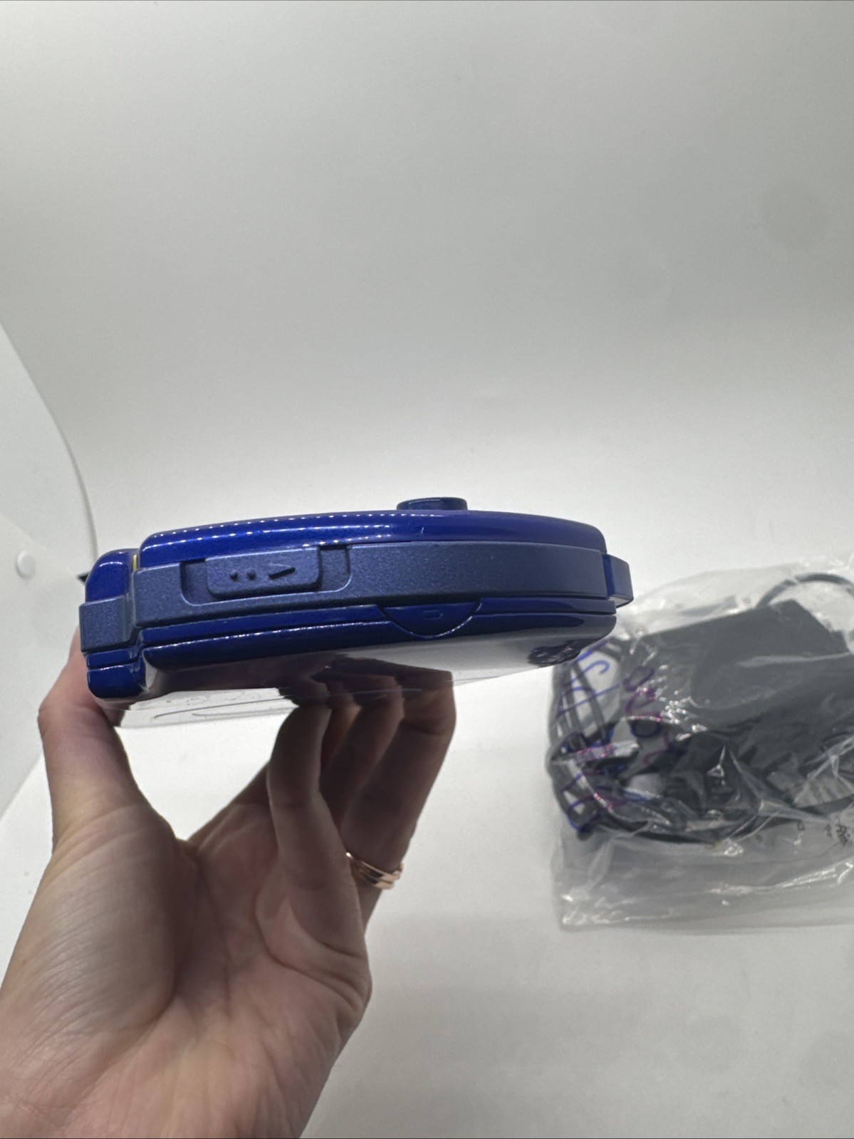 Sony PSP 2001 Metallic Blue Handheld System – Tested and Works With Charger