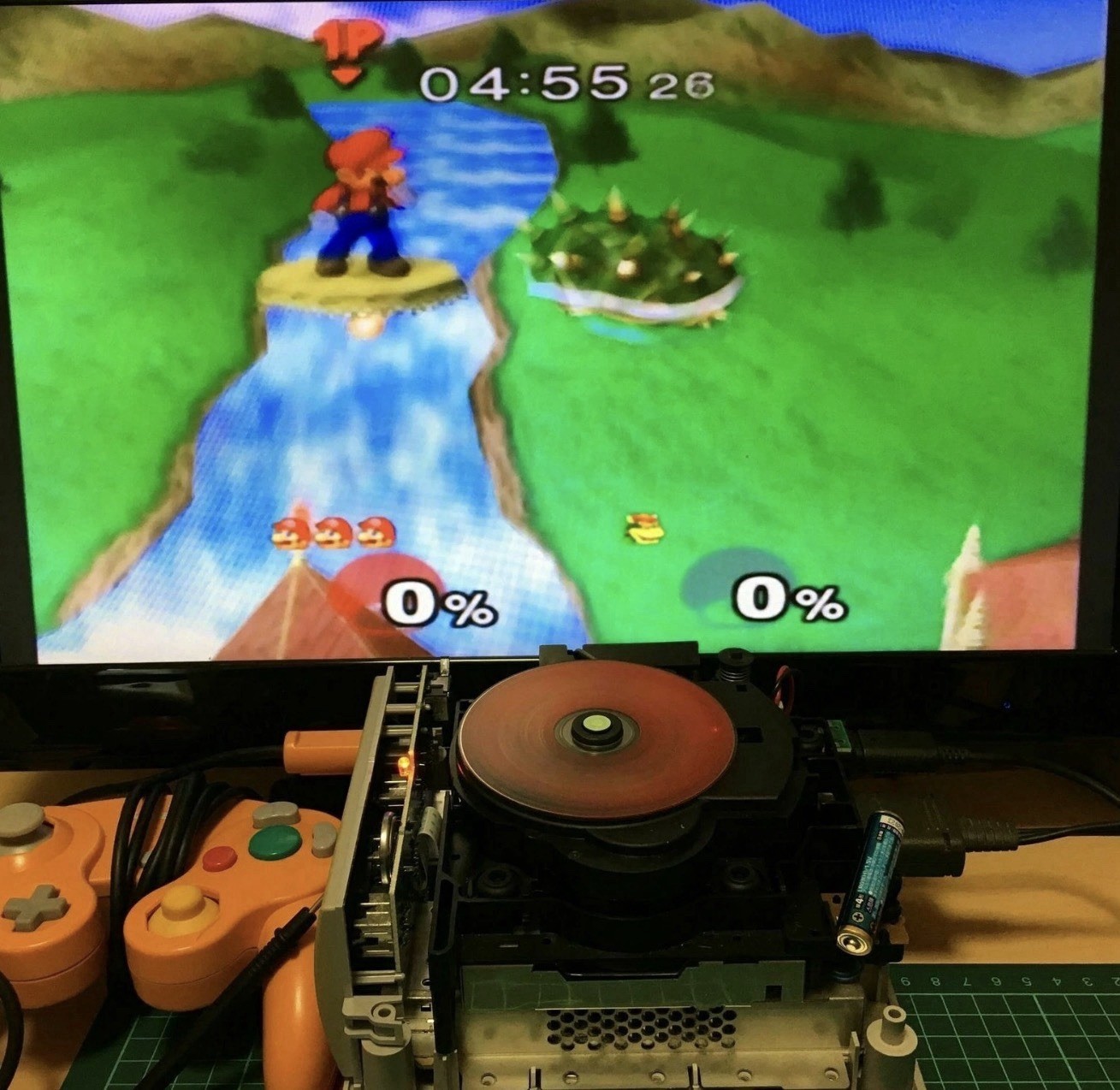🔥 Nintendo GameCube – Translucent Emerald Green , Recapped, Bundle ‼️