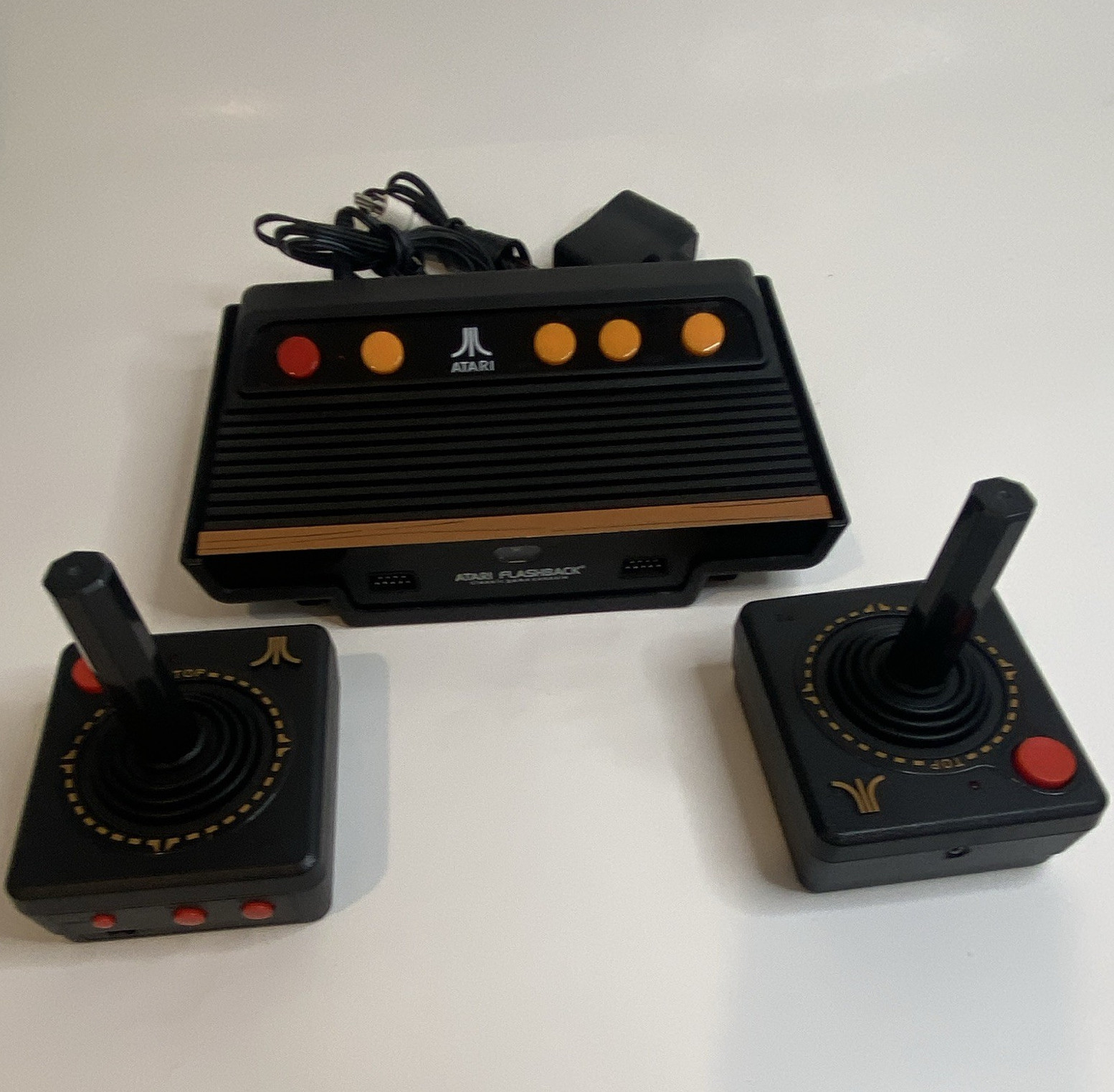 Atari Flashback Home Console Built-in Games w/ 2 Joysticks & Power Adapter