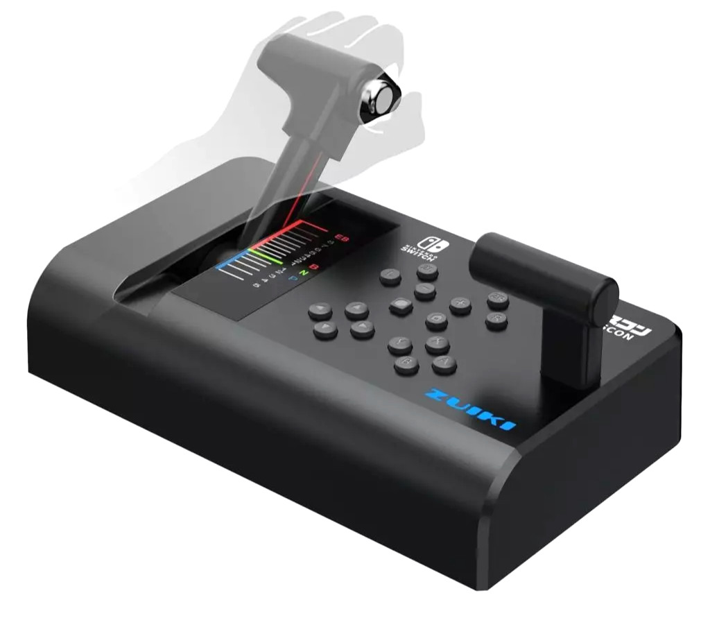 ZUIKI MASCON Controller GO By Train Densha De GO NINTENDO Switch Black NEW JPN