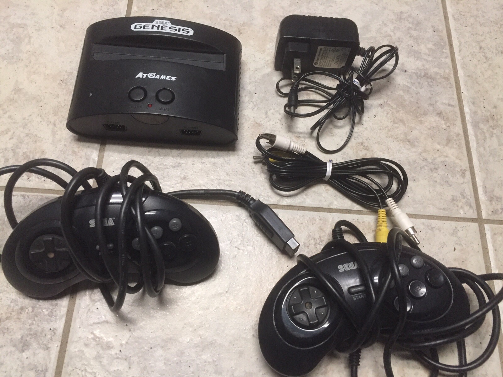 SEGA Genesis Classic Game Console w/ 81 Preloaded Games and Sonic Mortal Combat